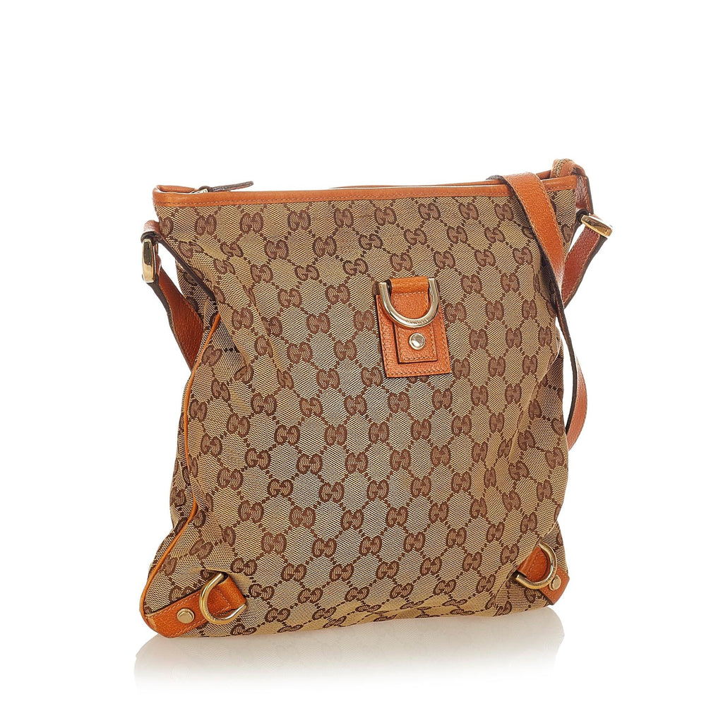 Gucci Gucci Canvas Abbey D-Ring Crossbody Bag (SHG-26539)