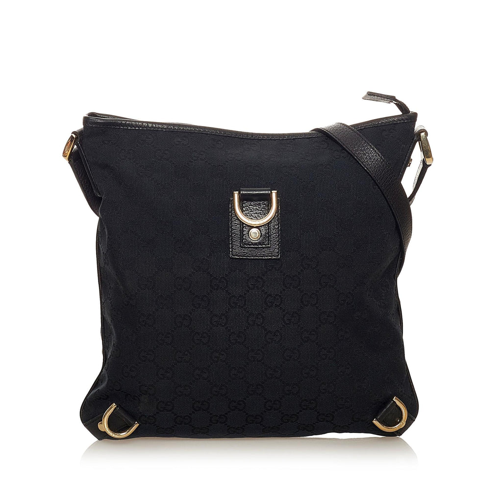 Gucci Gucci Canvas Abbey D-Ring Crossbody Bag (SHG-27457)