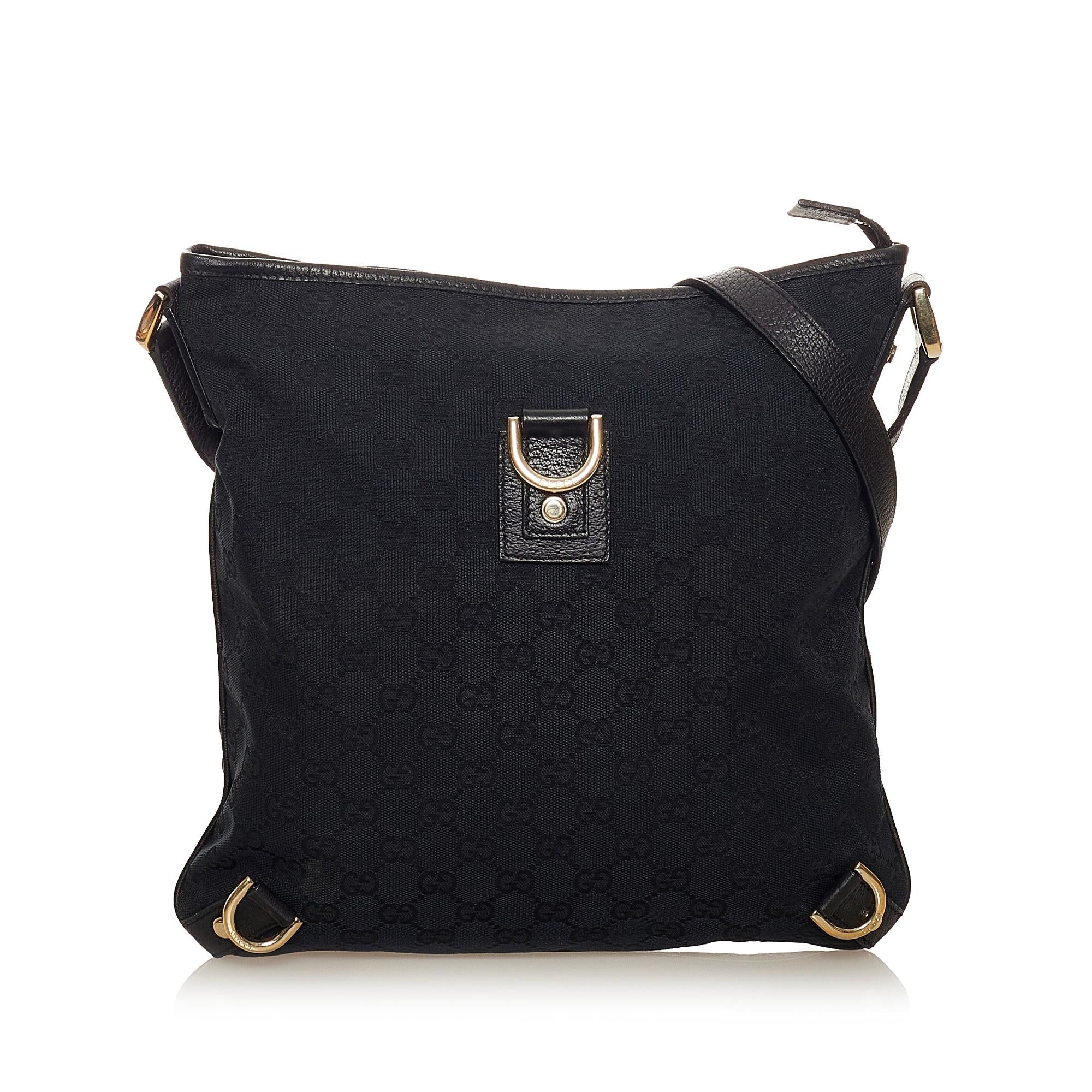 Gucci Gucci Canvas Abbey D-Ring Crossbody Bag (SHG-27457)