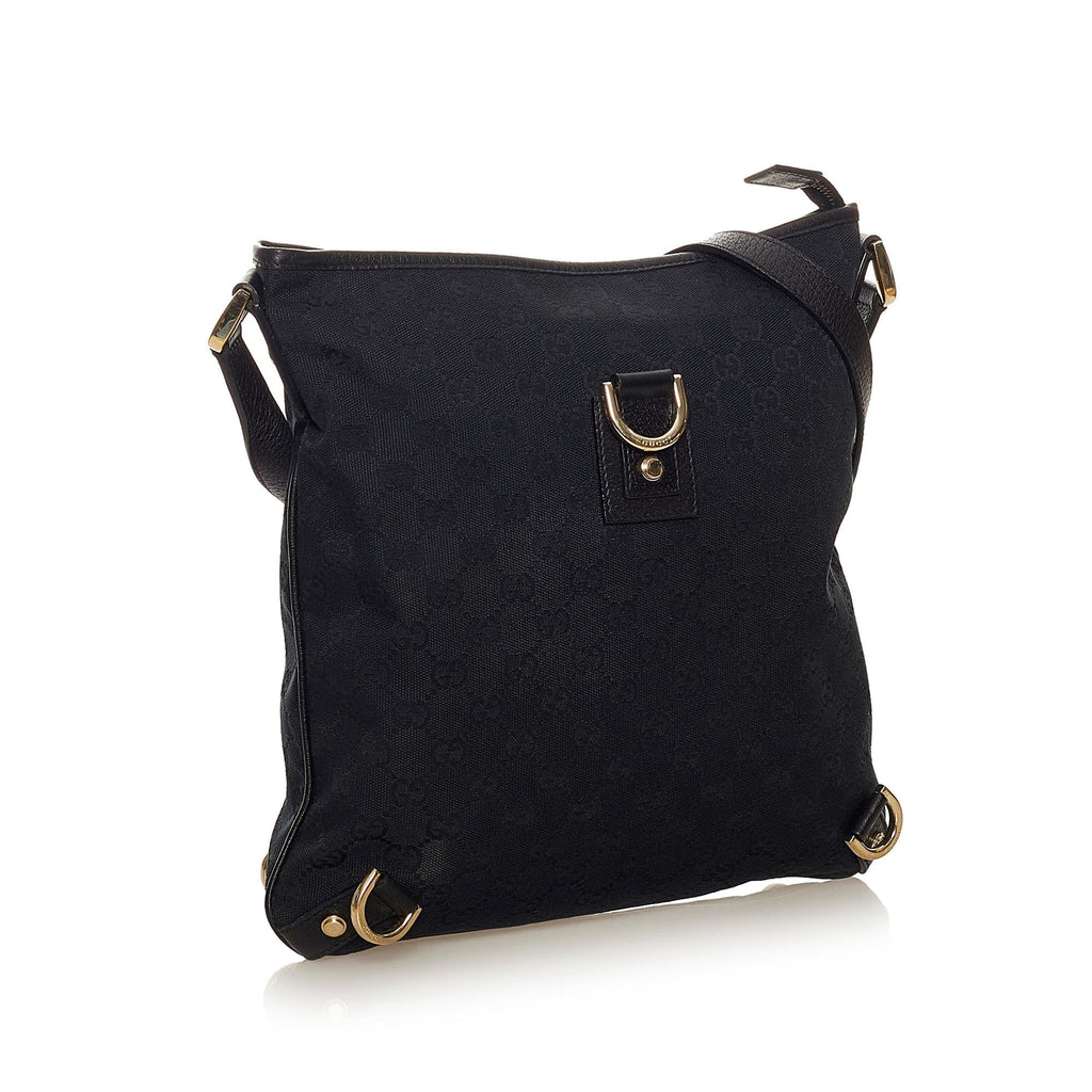 Gucci Gucci Canvas Abbey D-Ring Crossbody Bag (SHG-27457)
