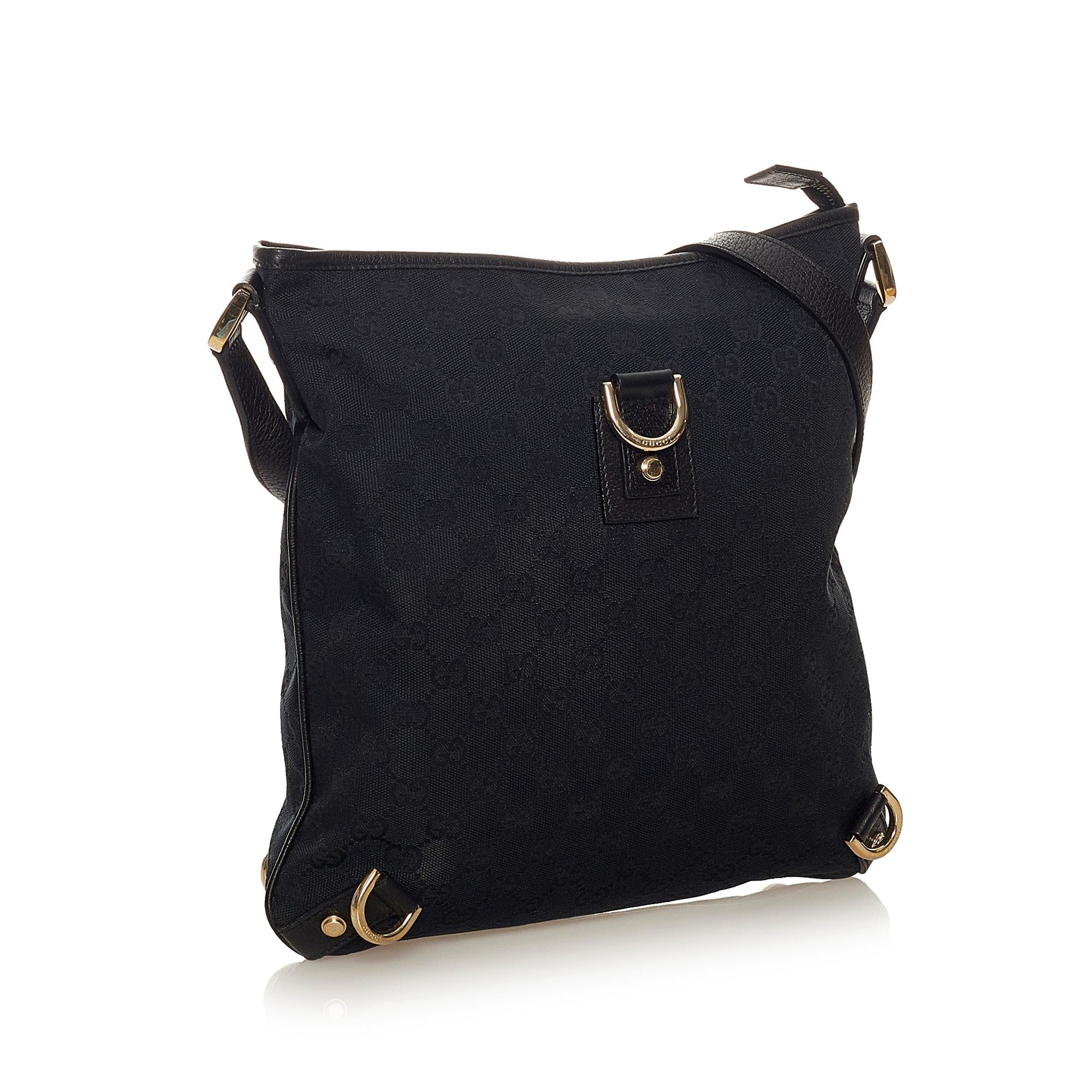 Gucci Gucci Canvas Abbey D-Ring Crossbody Bag (SHG-27457)