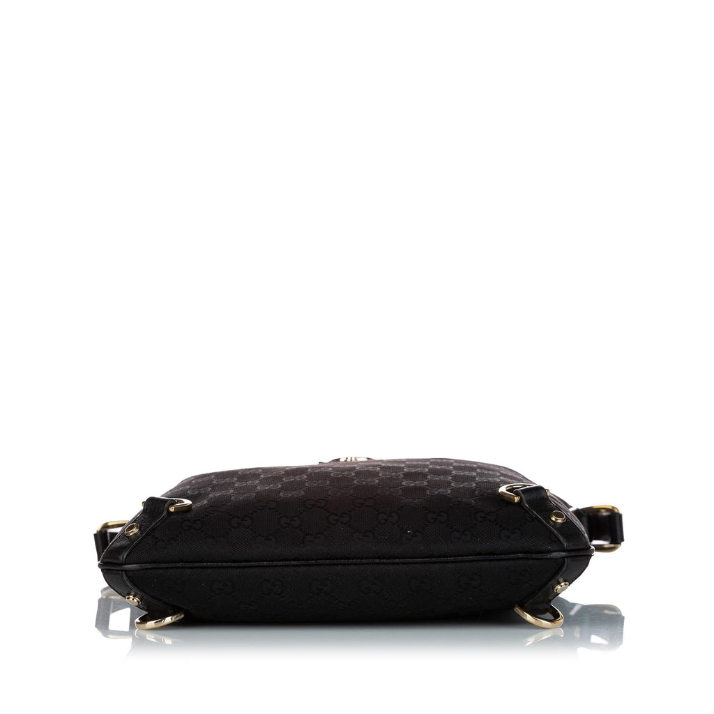 Gucci Gucci Canvas Abbey D-Ring Crossbody Bag (SHG-28063)