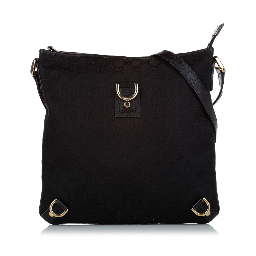 Gucci Gucci Canvas Abbey D-Ring Crossbody Bag (SHG-28063)