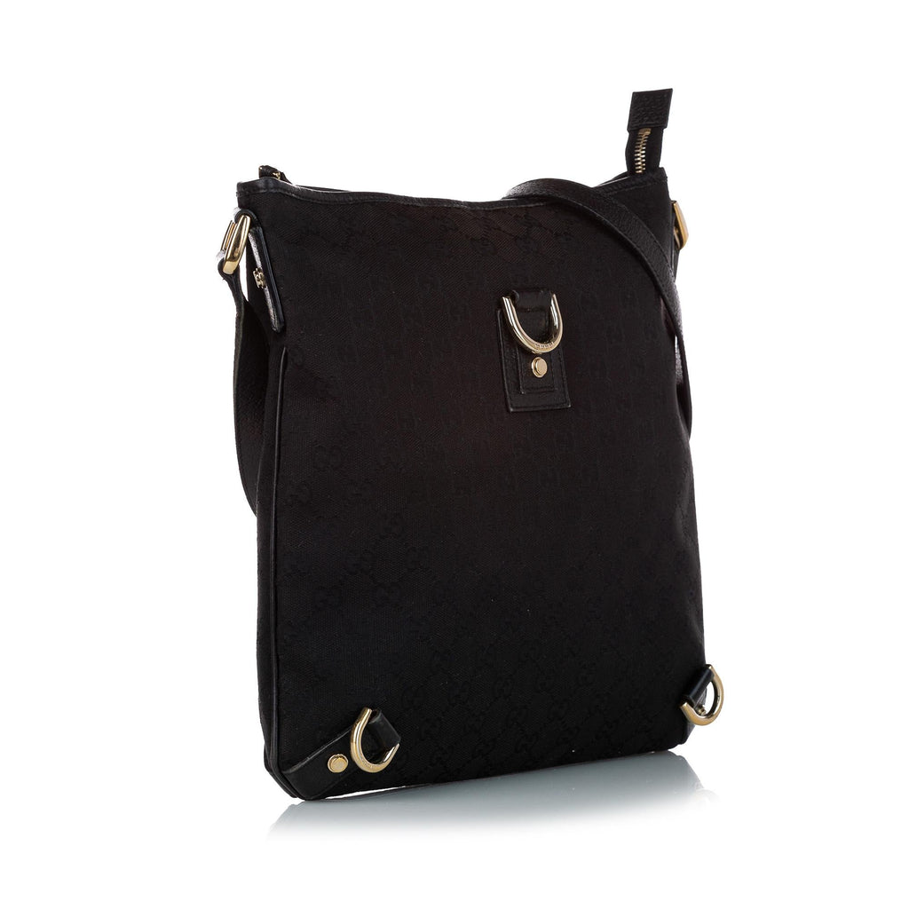 Gucci Gucci Canvas Abbey D-Ring Crossbody Bag (SHG-28063)