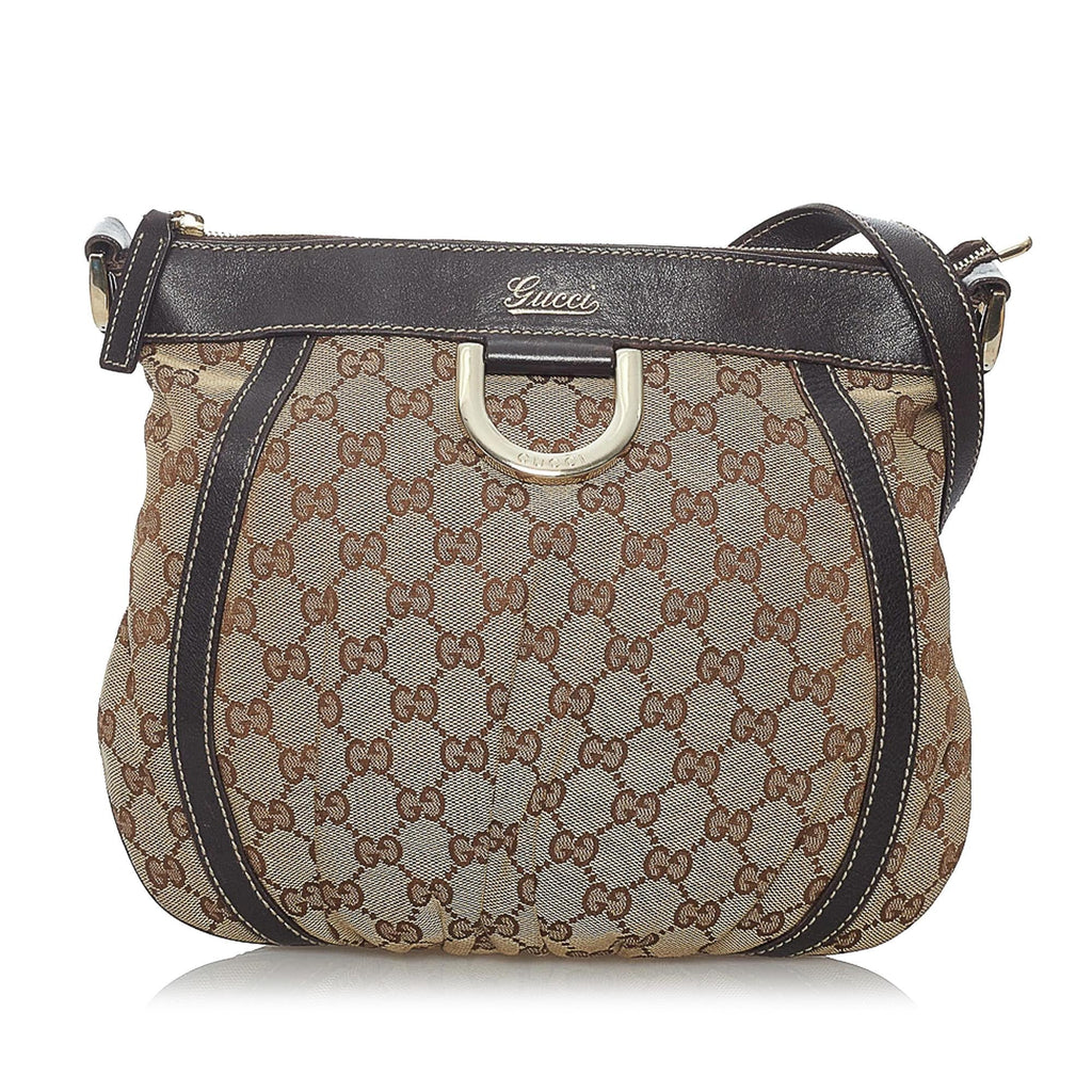 Gucci Gucci Canvas Abbey D-Ring Crossbody Bag (SHG-29469)