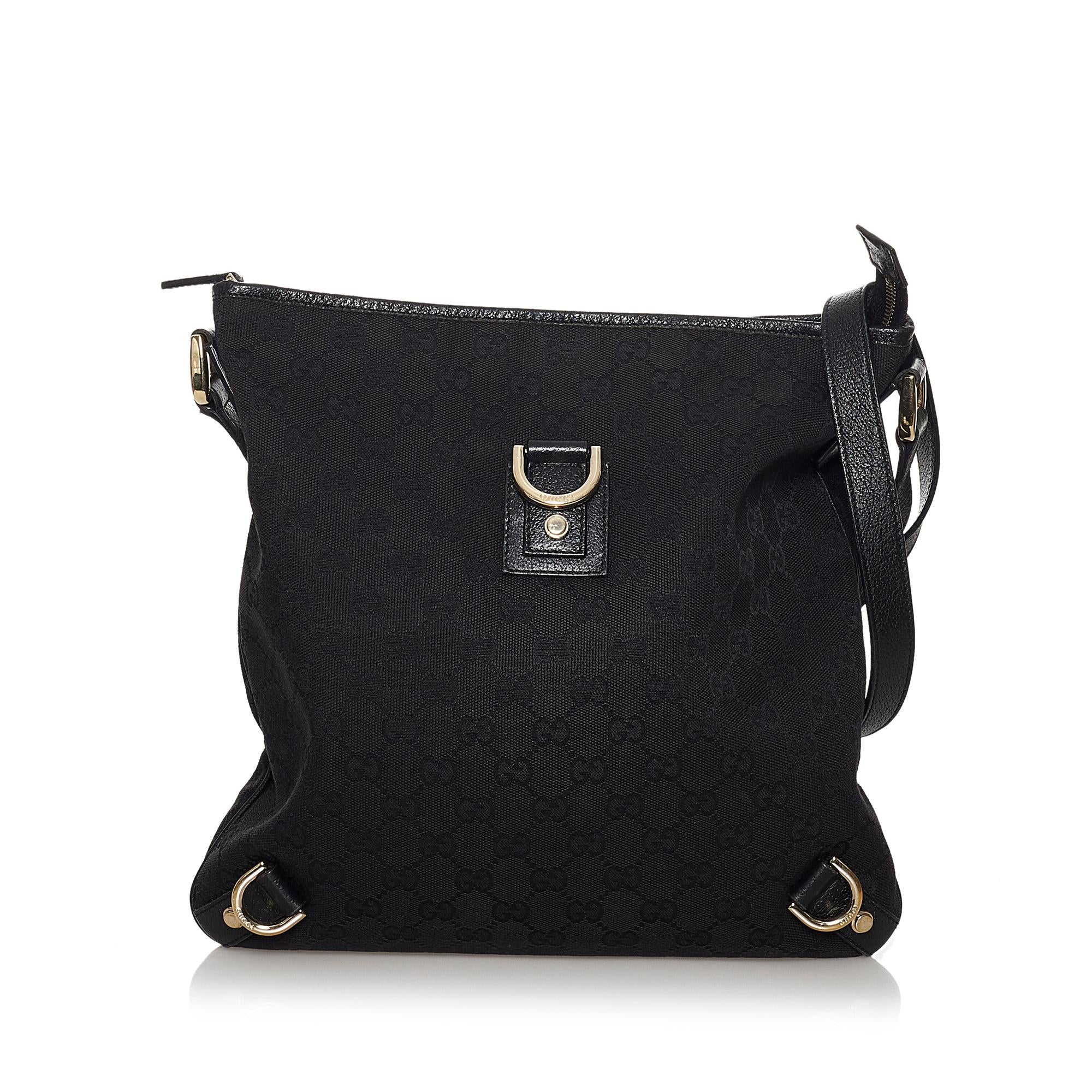 Gucci Gucci Canvas Abbey D-Ring Crossbody Bag (SHG-29759)