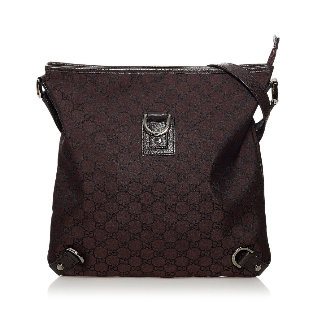 Gucci Gucci Canvas Abbey D-Ring Crossbody Bag (SHG-30862)
