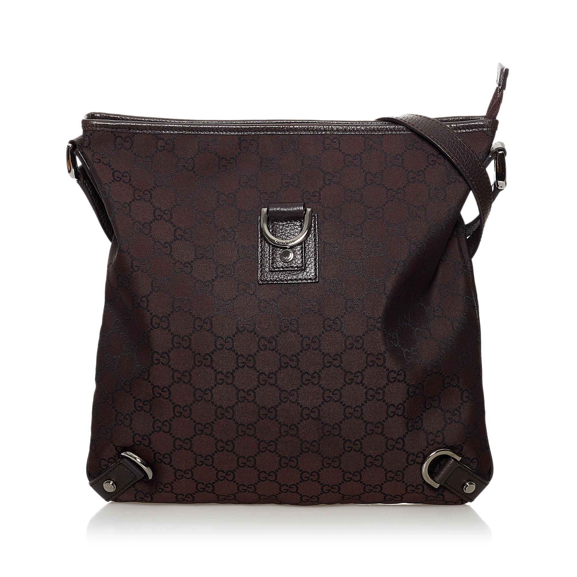 Gucci Gucci Canvas Abbey D-Ring Crossbody Bag (SHG-30862)