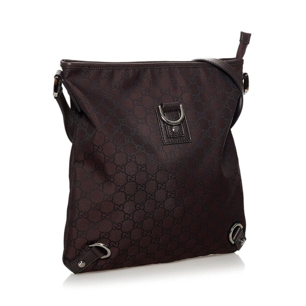 Gucci Gucci Canvas Abbey D-Ring Crossbody Bag (SHG-30862)