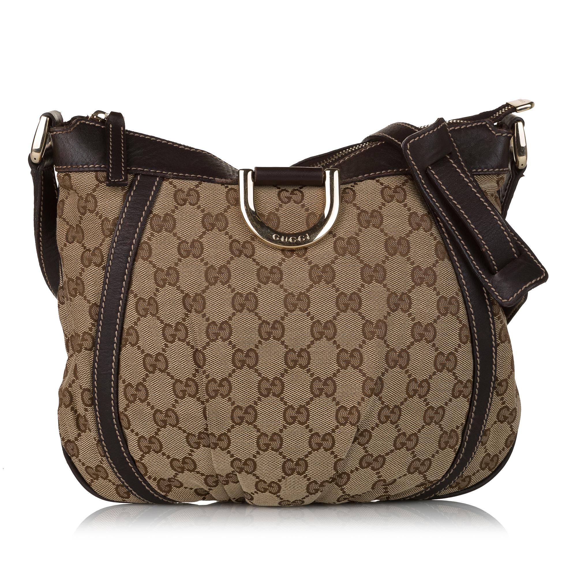 Gucci GG Canvas Abbey D-Ring Crossbody Bag (SHG-31276)