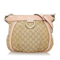 Gucci Gucci Canvas Abbey D-Ring Crossbody Bag (SHG-32404)