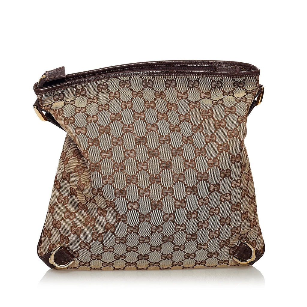 Gucci Gucci Canvas Abbey D-Ring Crossbody Bag (SHG-32579)