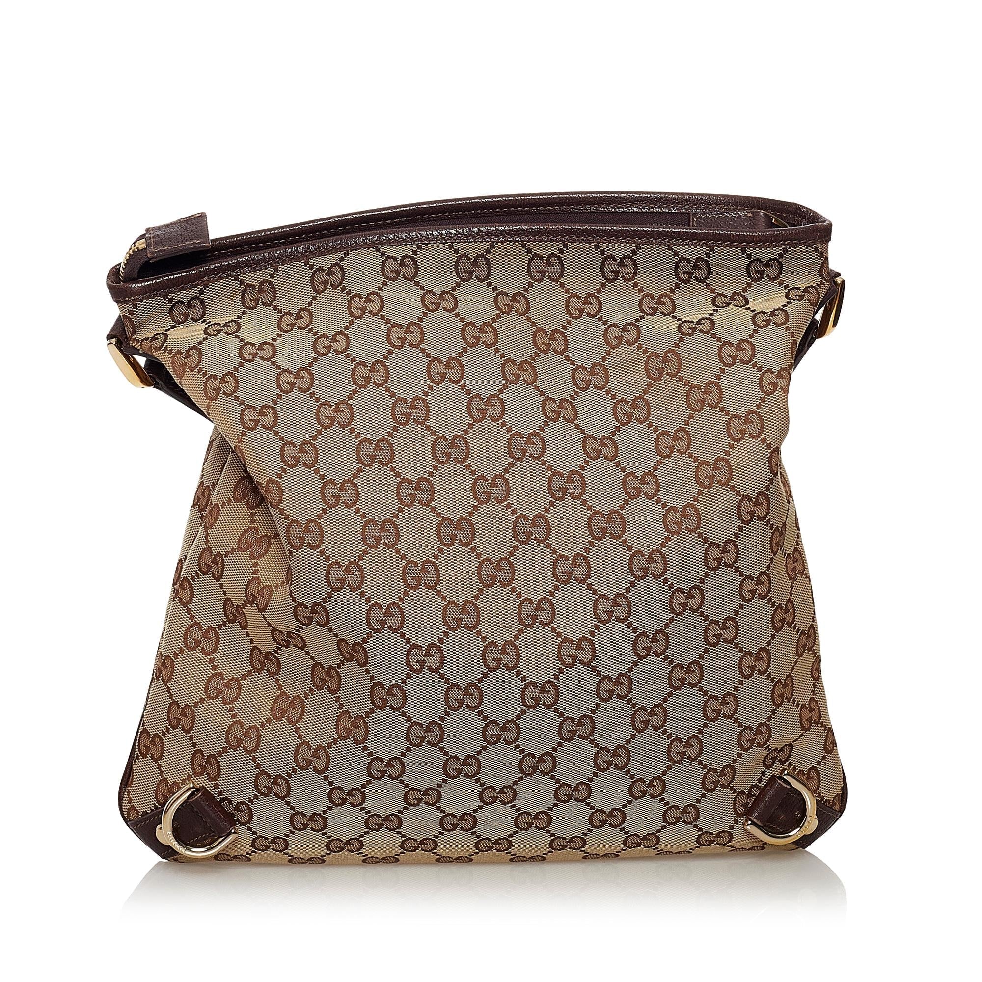 Gucci Gucci Canvas Abbey D-Ring Crossbody Bag (SHG-32579)