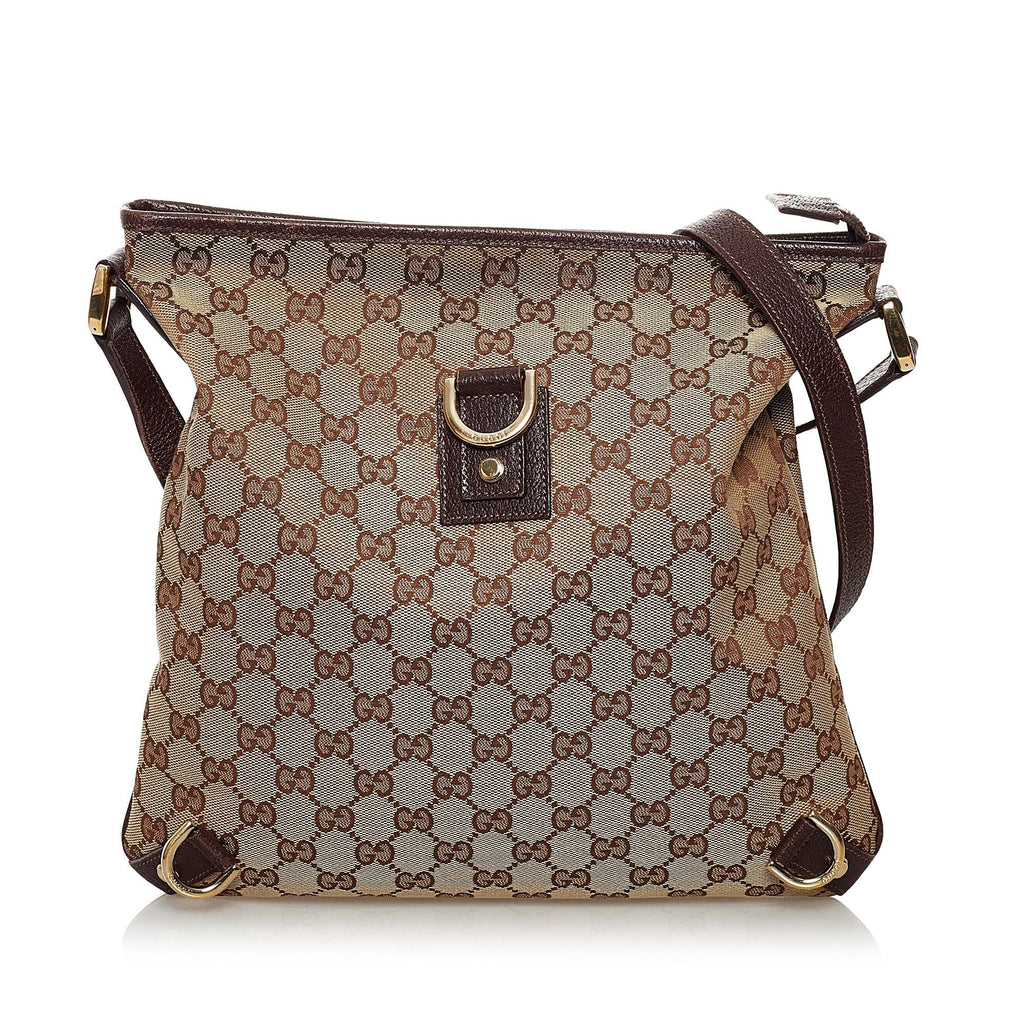 Gucci Gucci Canvas Abbey D-Ring Crossbody Bag (SHG-32579)