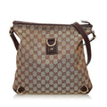 Gucci Gucci Canvas Abbey D-Ring Crossbody Bag (SHG-32579)