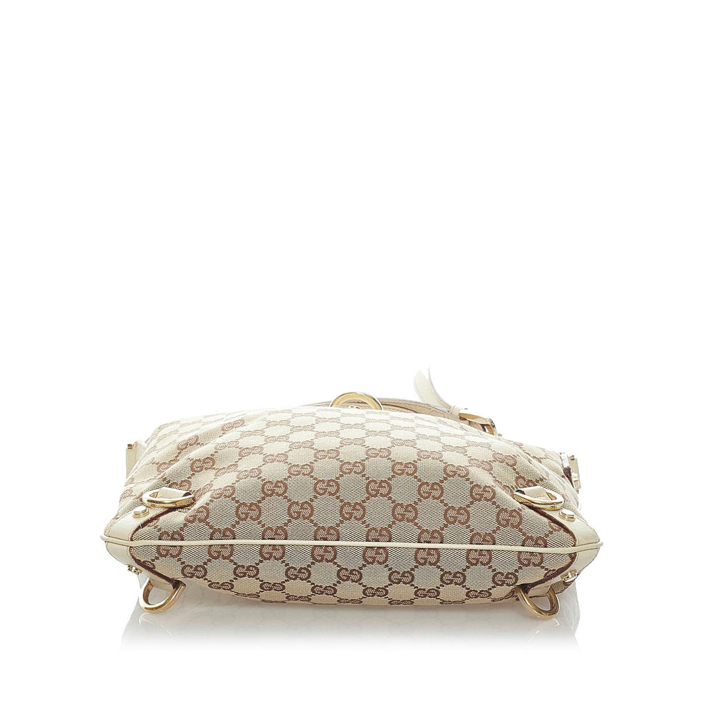 Gucci Gucci Canvas Abbey D-Ring Crossbody Bag (SHG-33500)