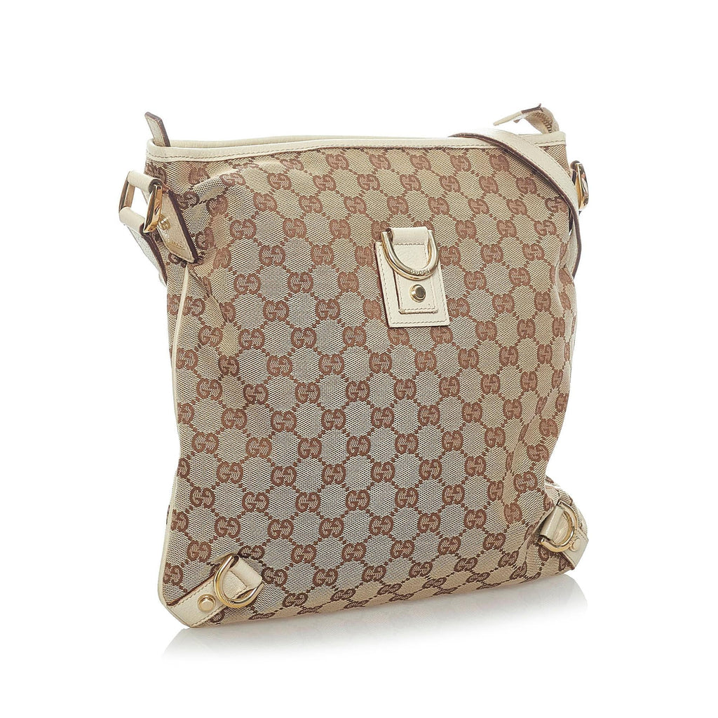 Gucci Gucci Canvas Abbey D-Ring Crossbody Bag (SHG-33500)
