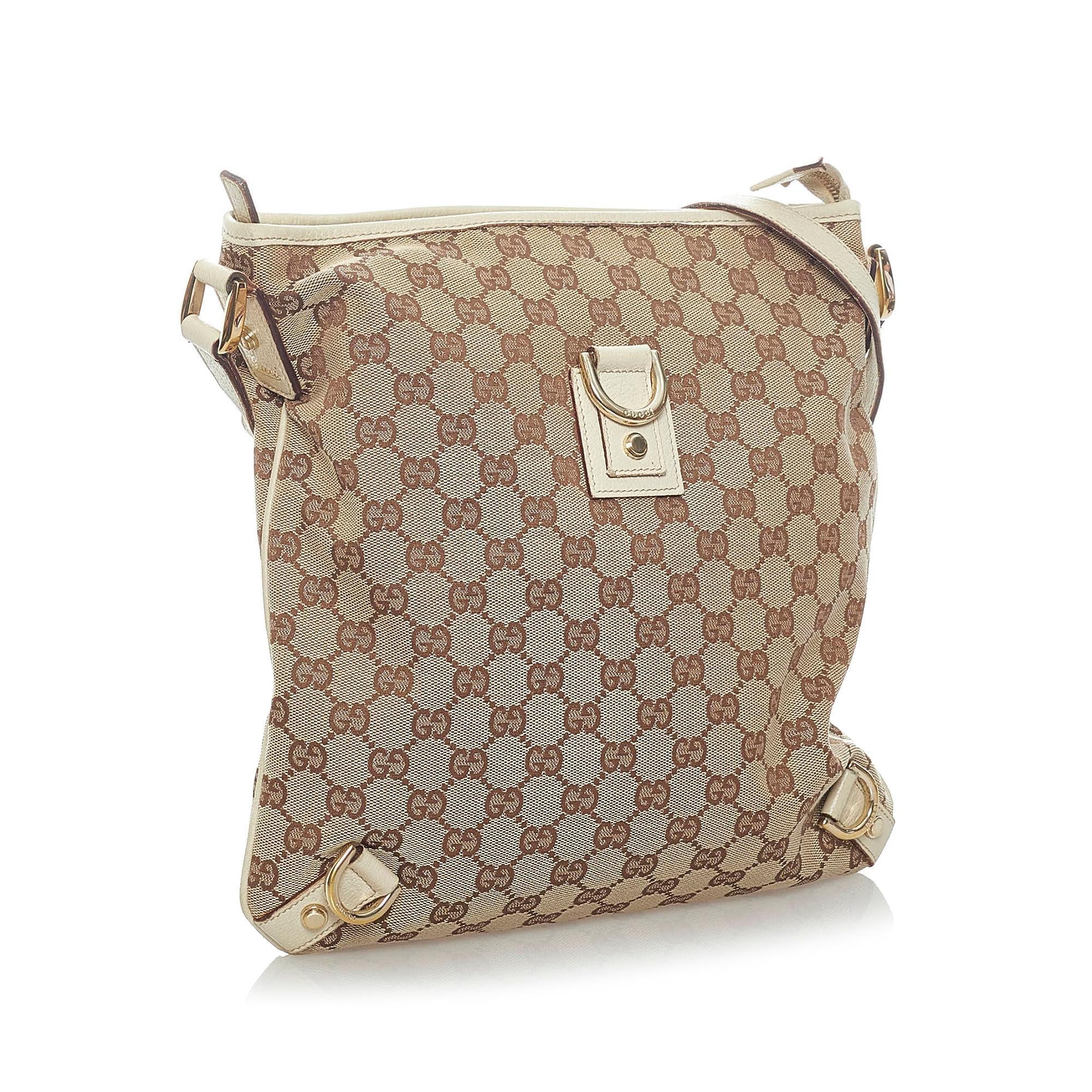 Gucci Gucci Canvas Abbey D-Ring Crossbody Bag (SHG-33500)