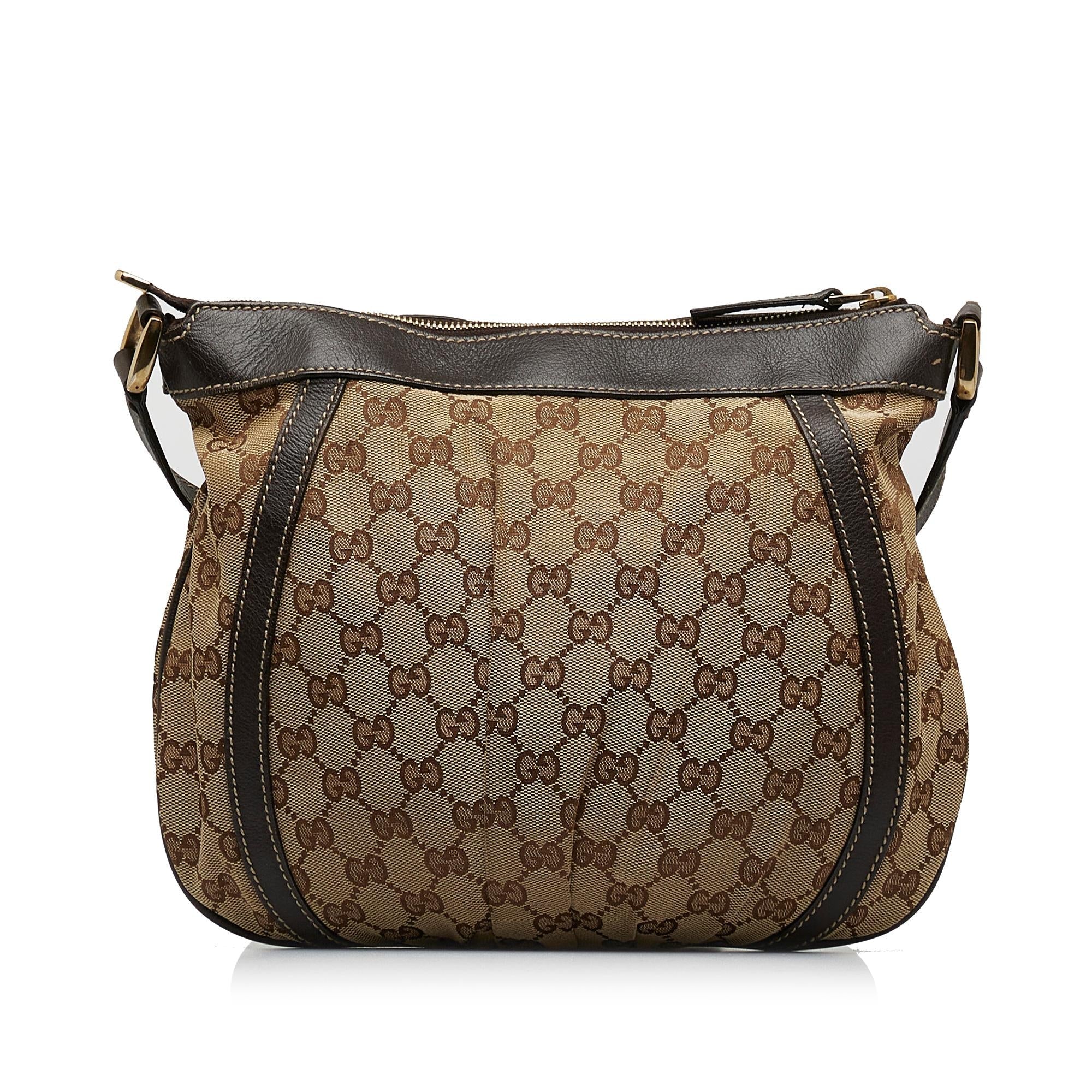 Gucci GG Canvas Abbey D-Ring Crossbody Bag (SHG-ThMn65)