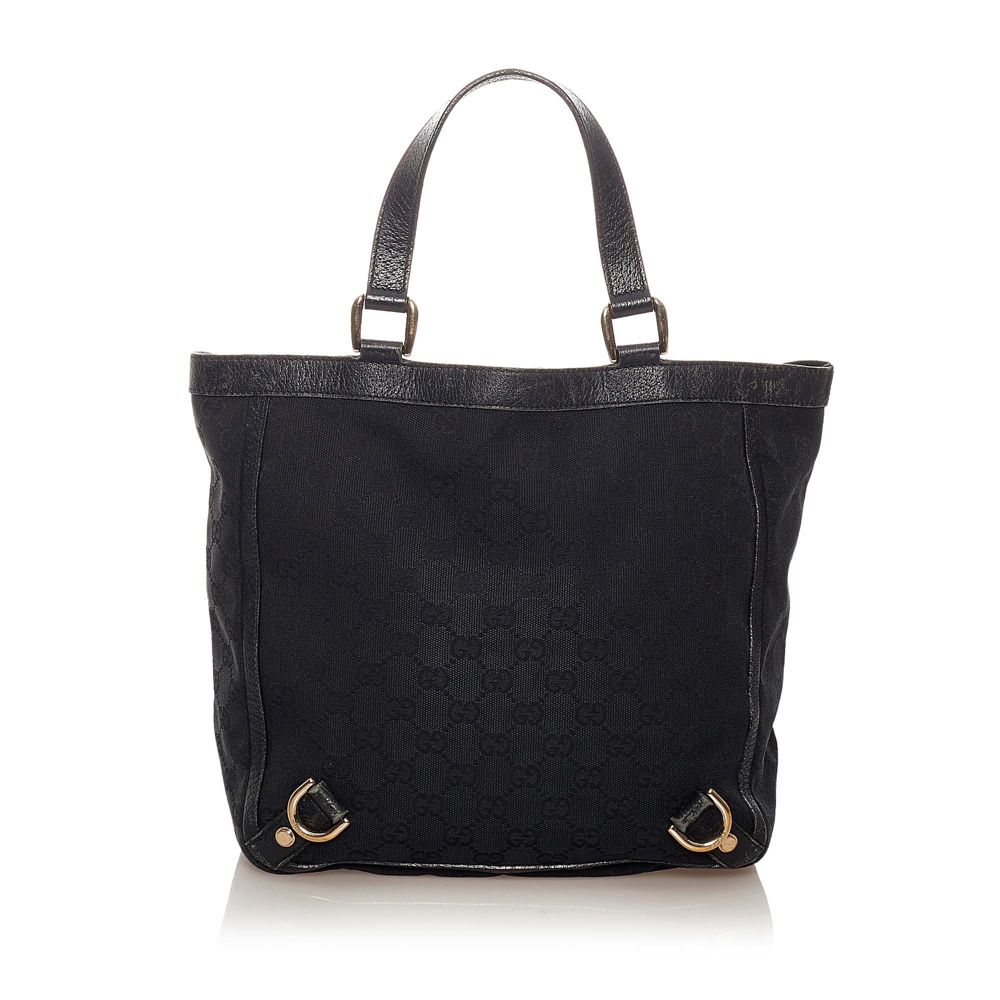 Gucci Gucci Canvas Abbey D-Ring Handbag (SHG-27363)