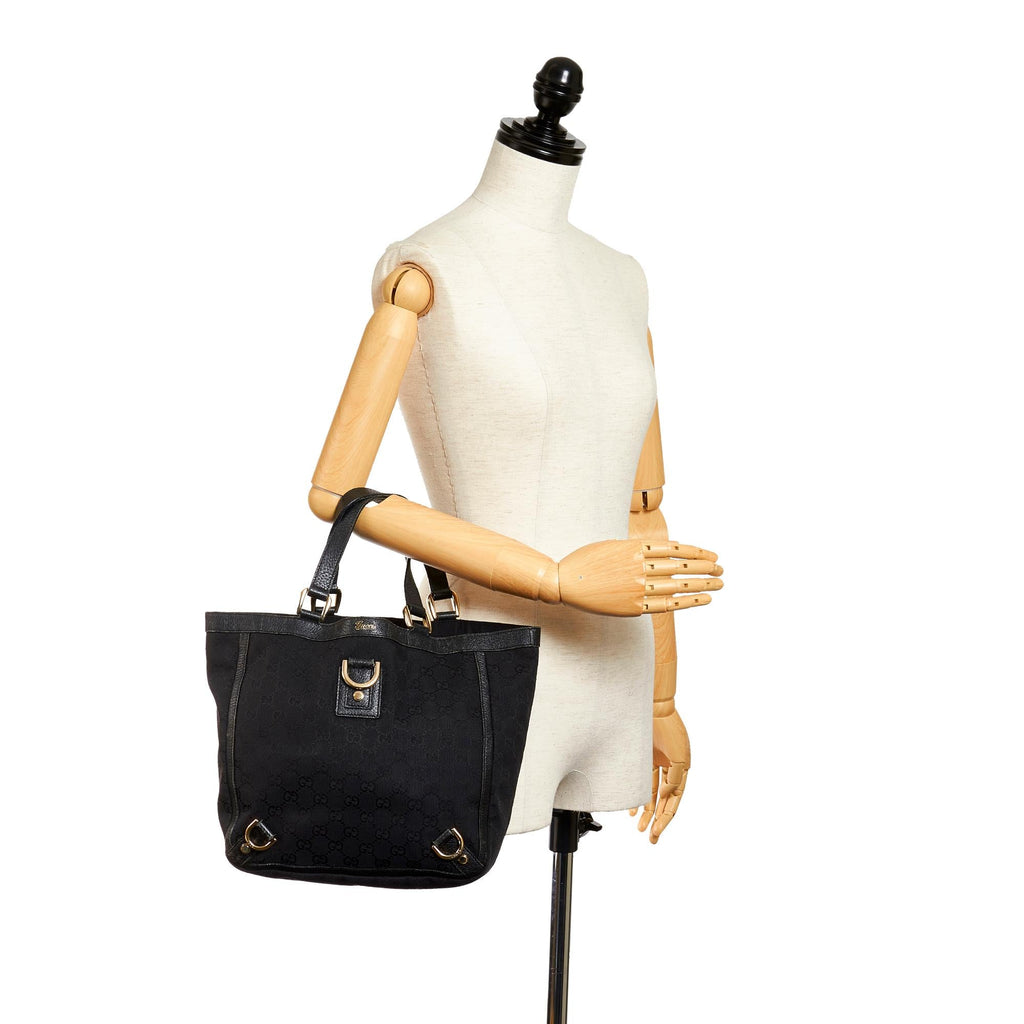 Gucci Gucci Canvas Abbey D-Ring Handbag (SHG-27363)