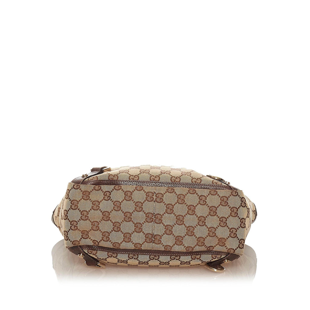 Gucci Gucci Canvas Abbey D-Ring Handbag (SHG-28190)