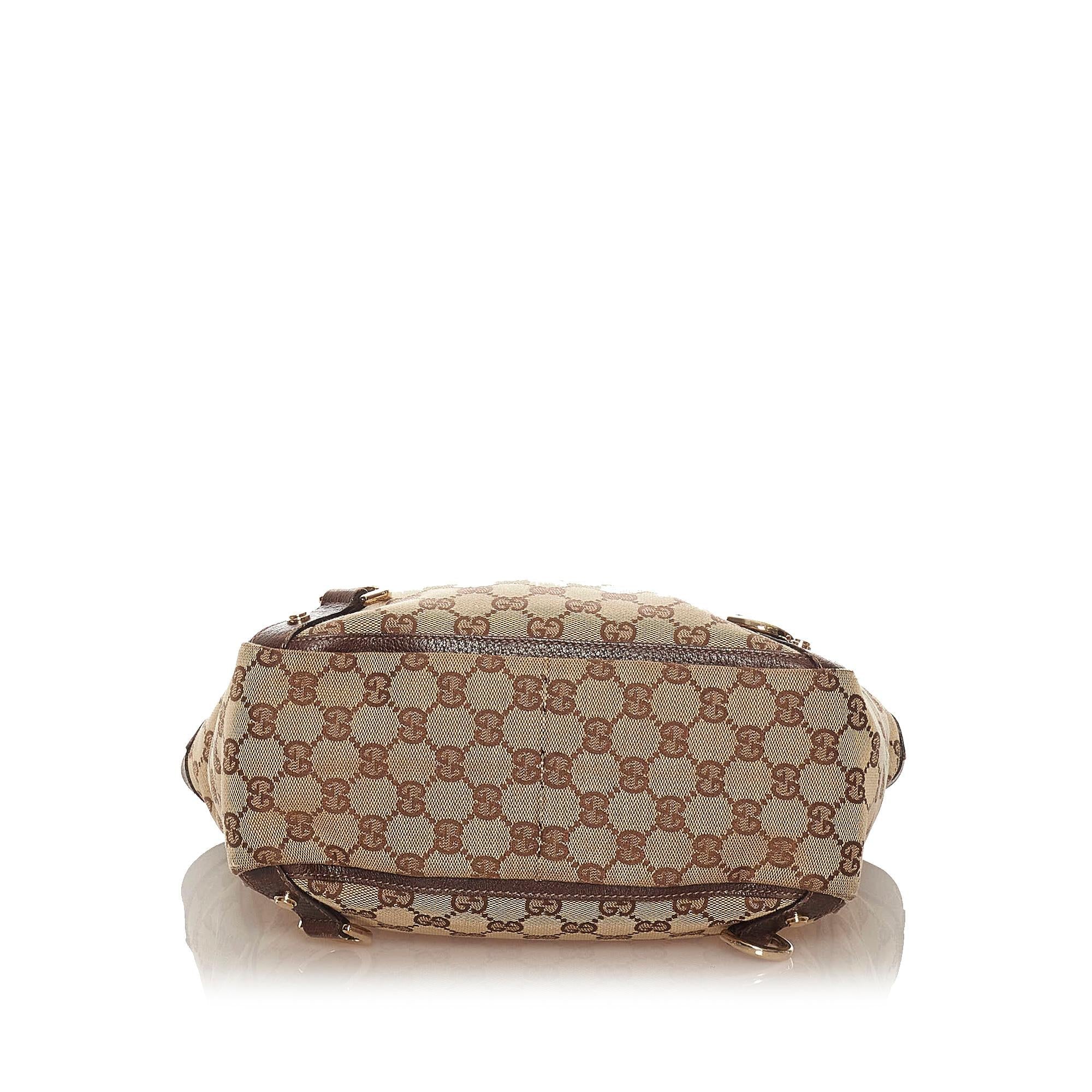Gucci Gucci Canvas Abbey D-Ring Handbag (SHG-28190)