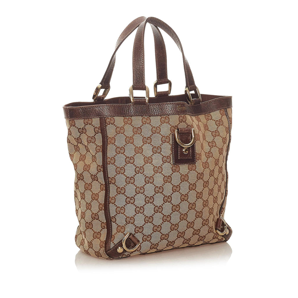 Gucci Gucci Canvas Abbey D-Ring Handbag (SHG-28190)