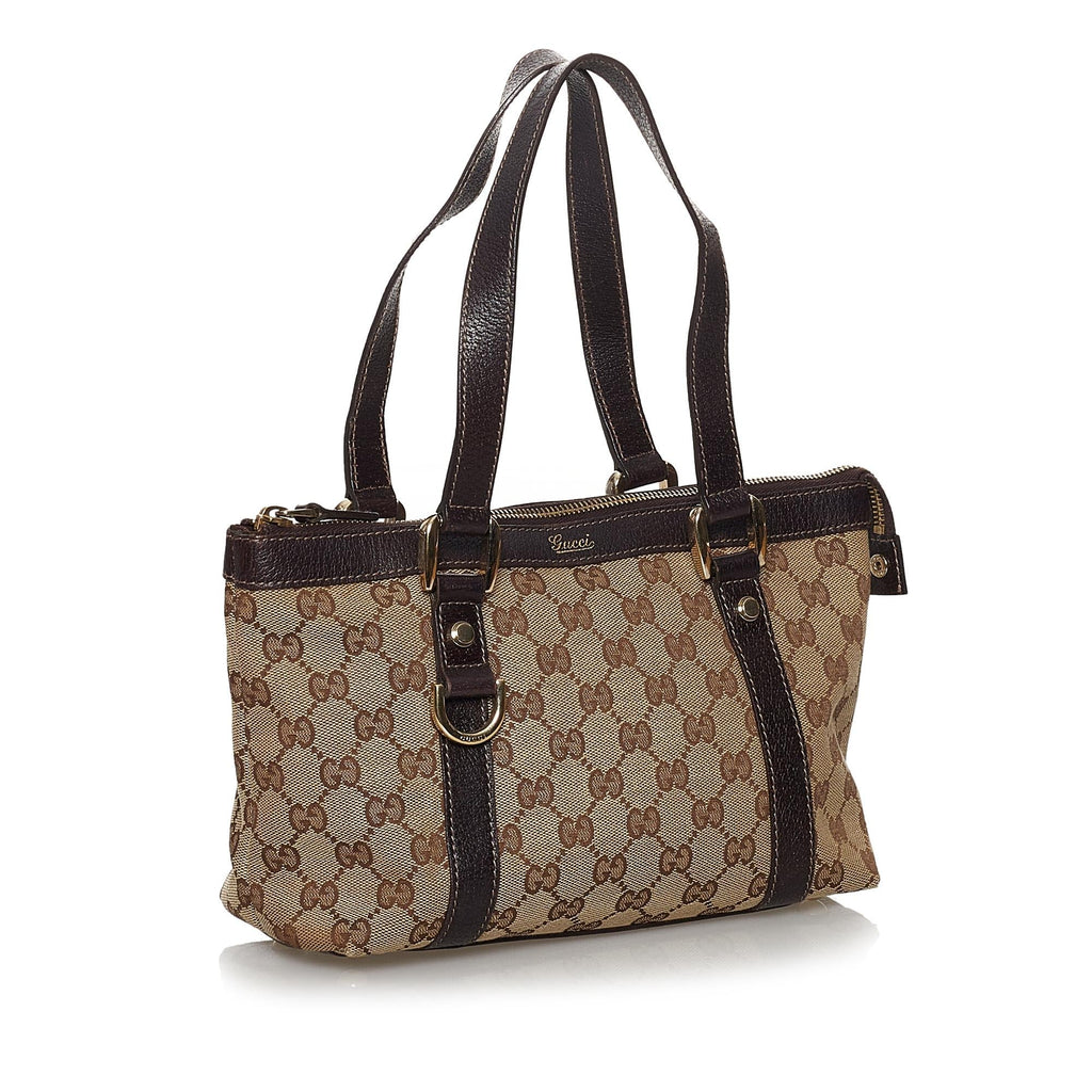 Gucci Gucci Canvas Abbey D-Ring Handbag (SHG-29791)