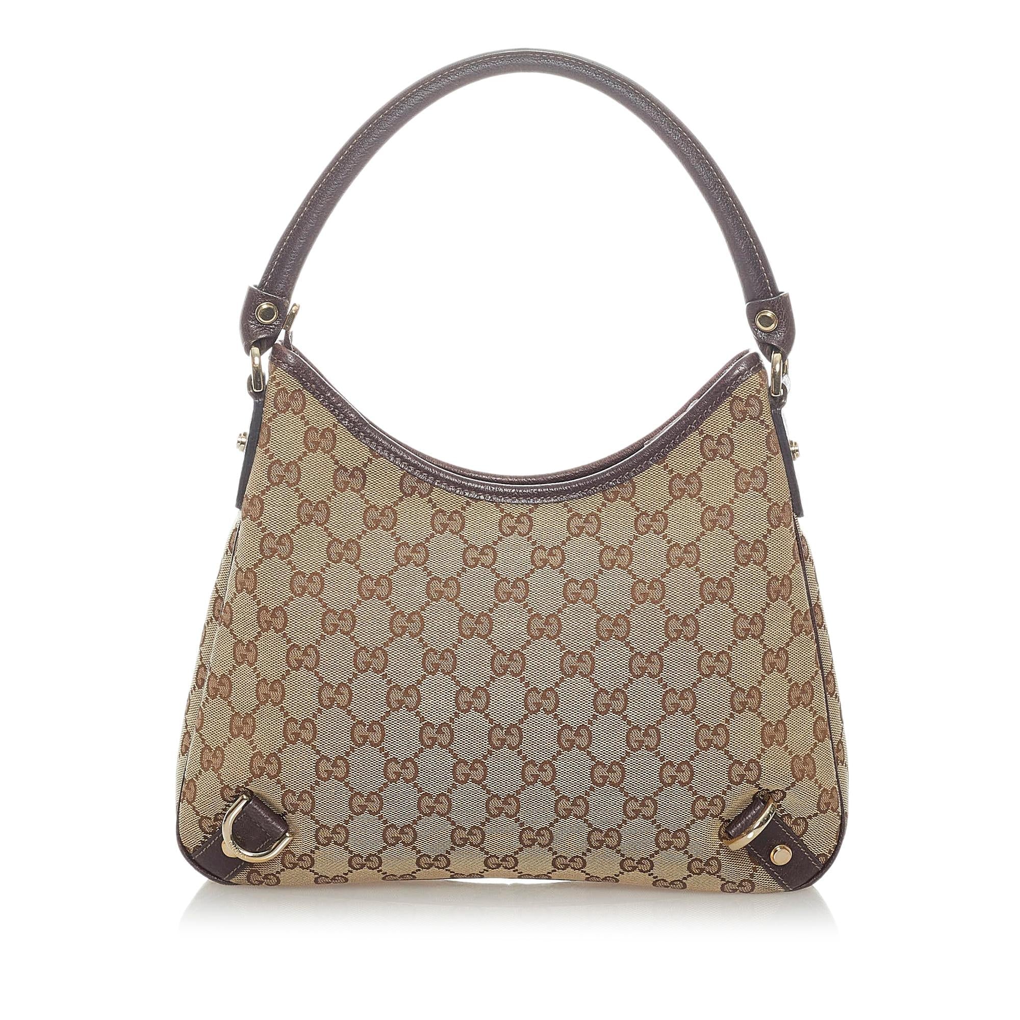 Gucci Gucci Canvas Abbey D-Ring Handbag (SHG-32919)