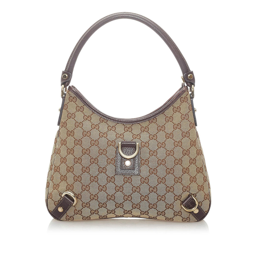 Gucci Gucci Canvas Abbey D-Ring Handbag (SHG-32919)