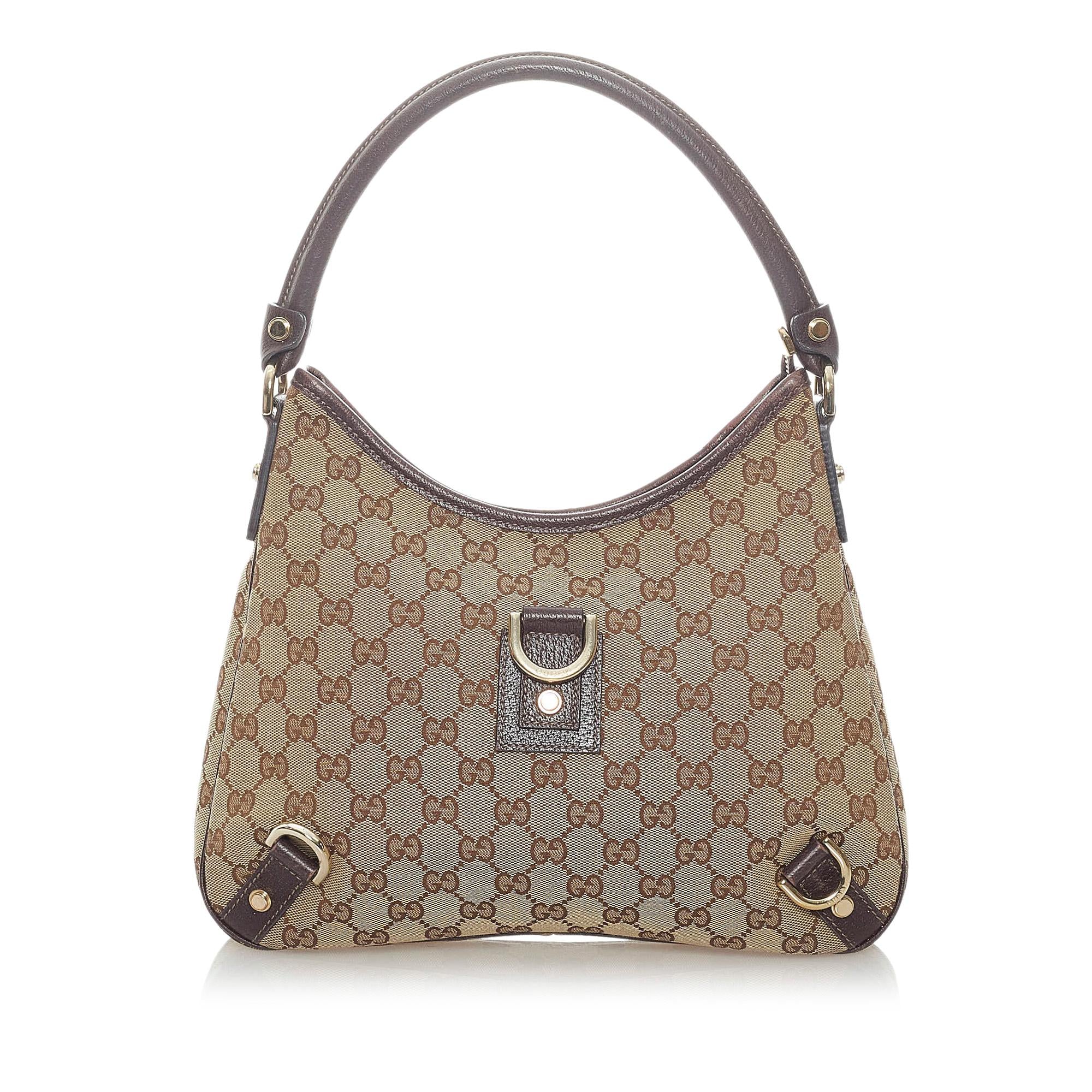 Gucci Gucci Canvas Abbey D-Ring Handbag (SHG-32919)