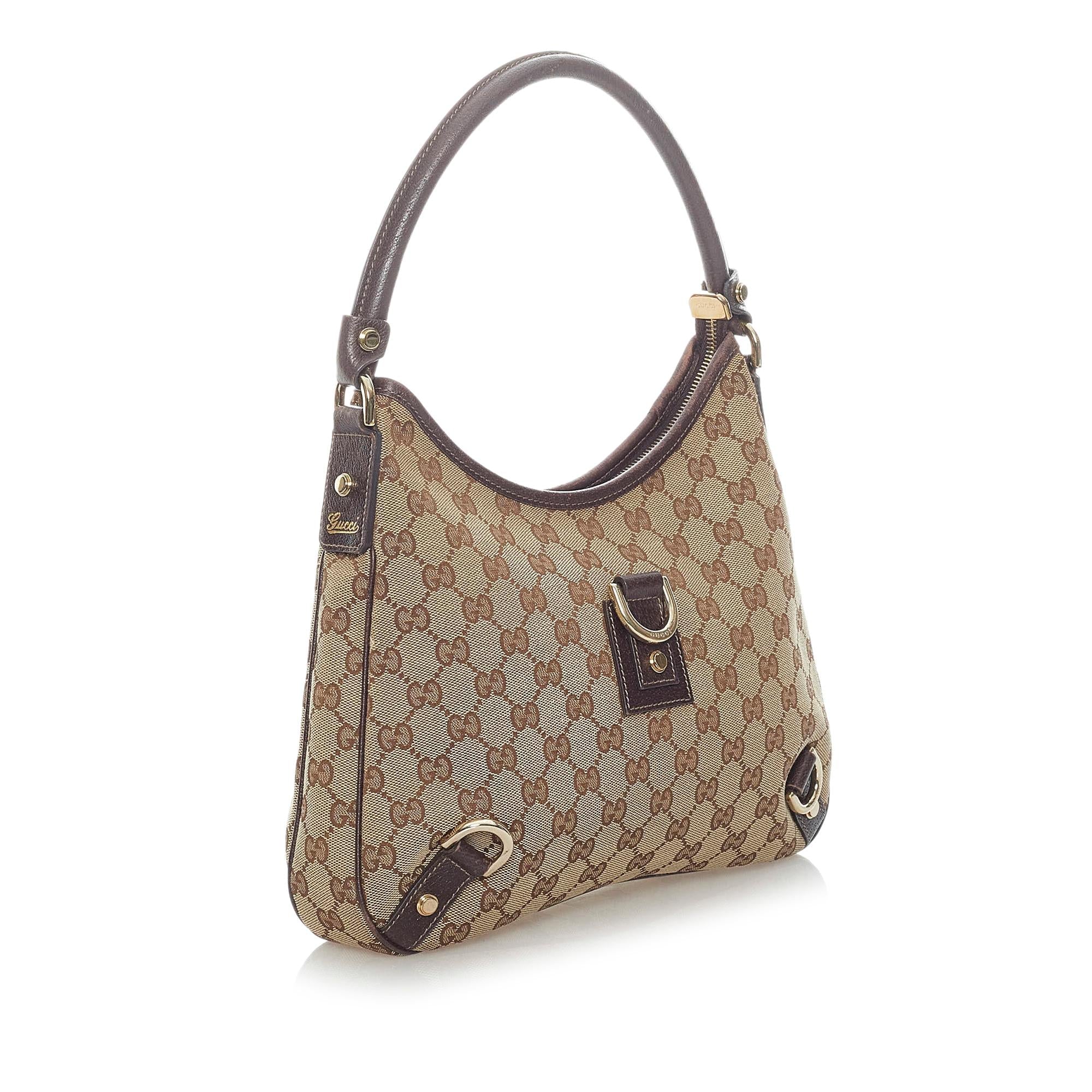 Gucci Gucci Canvas Abbey D-Ring Handbag (SHG-32919)