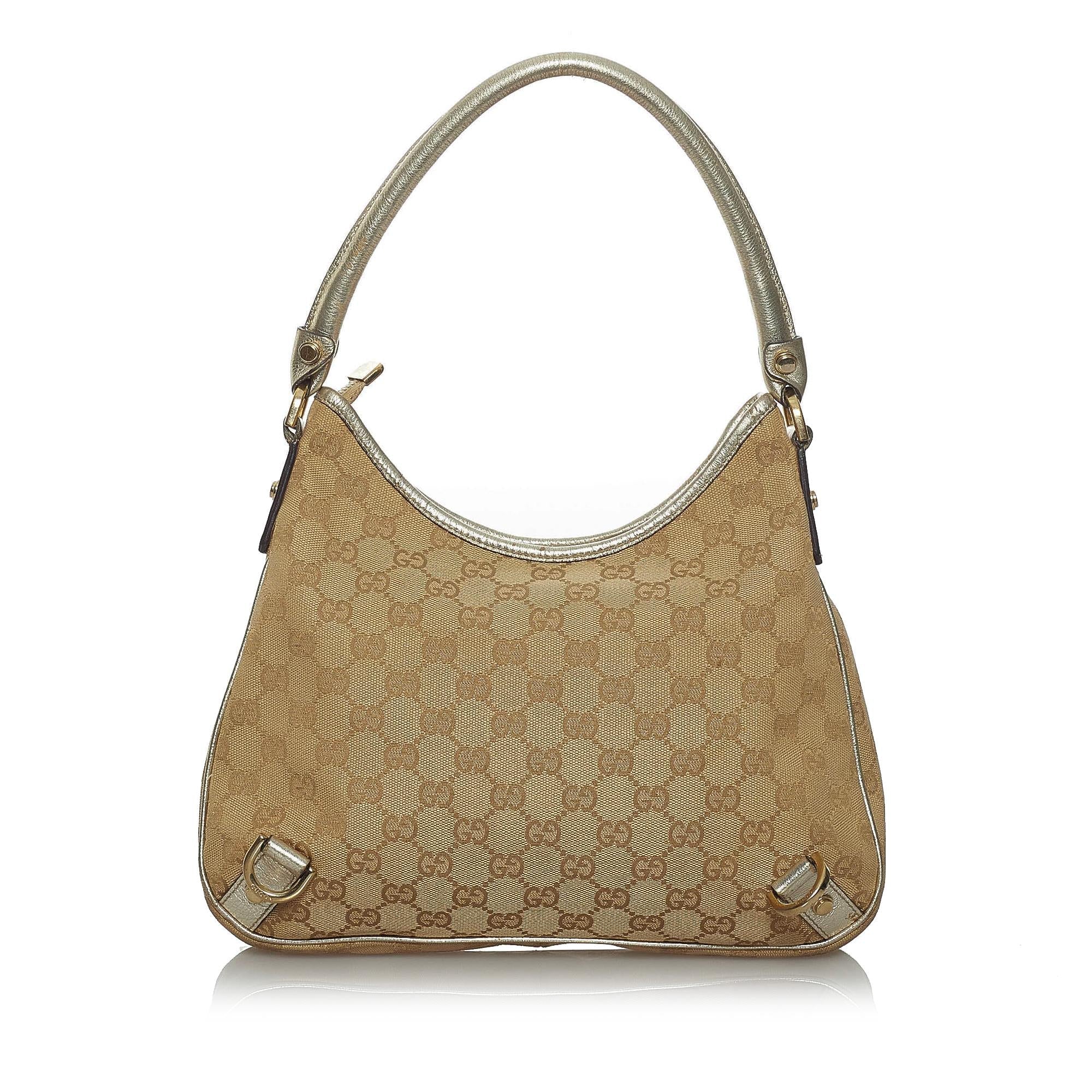 Gucci Gucci Canvas Abbey D-Ring Handbag (SHG-33715)