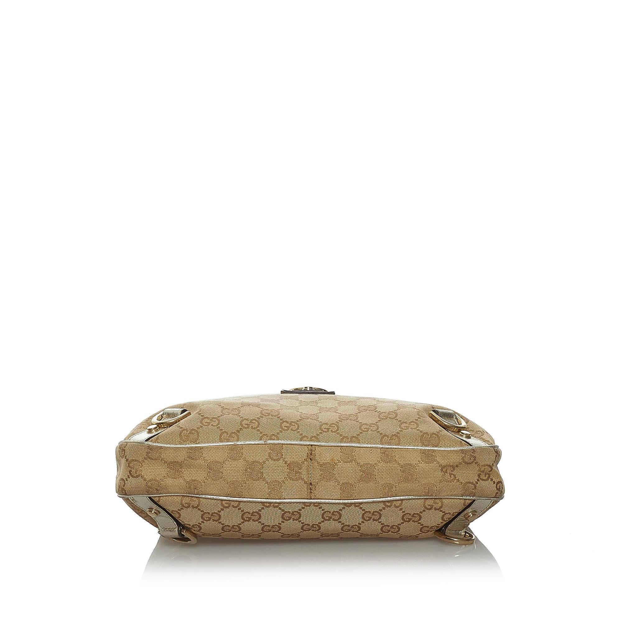Gucci Gucci Canvas Abbey D-Ring Handbag (SHG-33715)