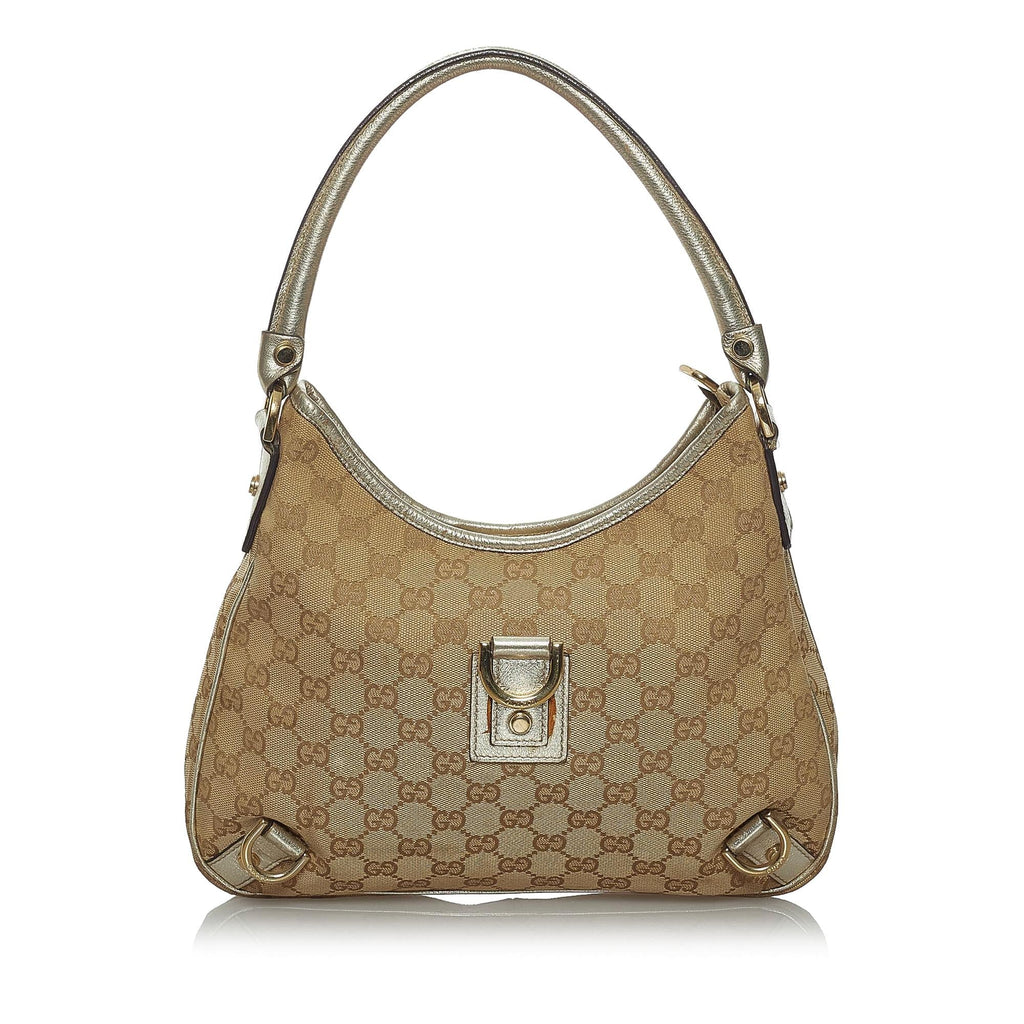 Gucci Gucci Canvas Abbey D-Ring Handbag (SHG-33715)