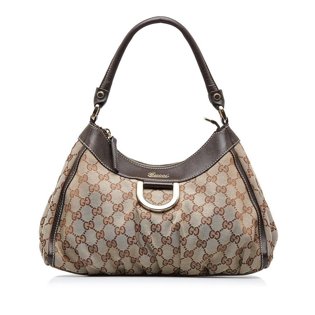 Gucci GG Canvas Abbey D-Ring Handbag (SHG-GBqf3P)