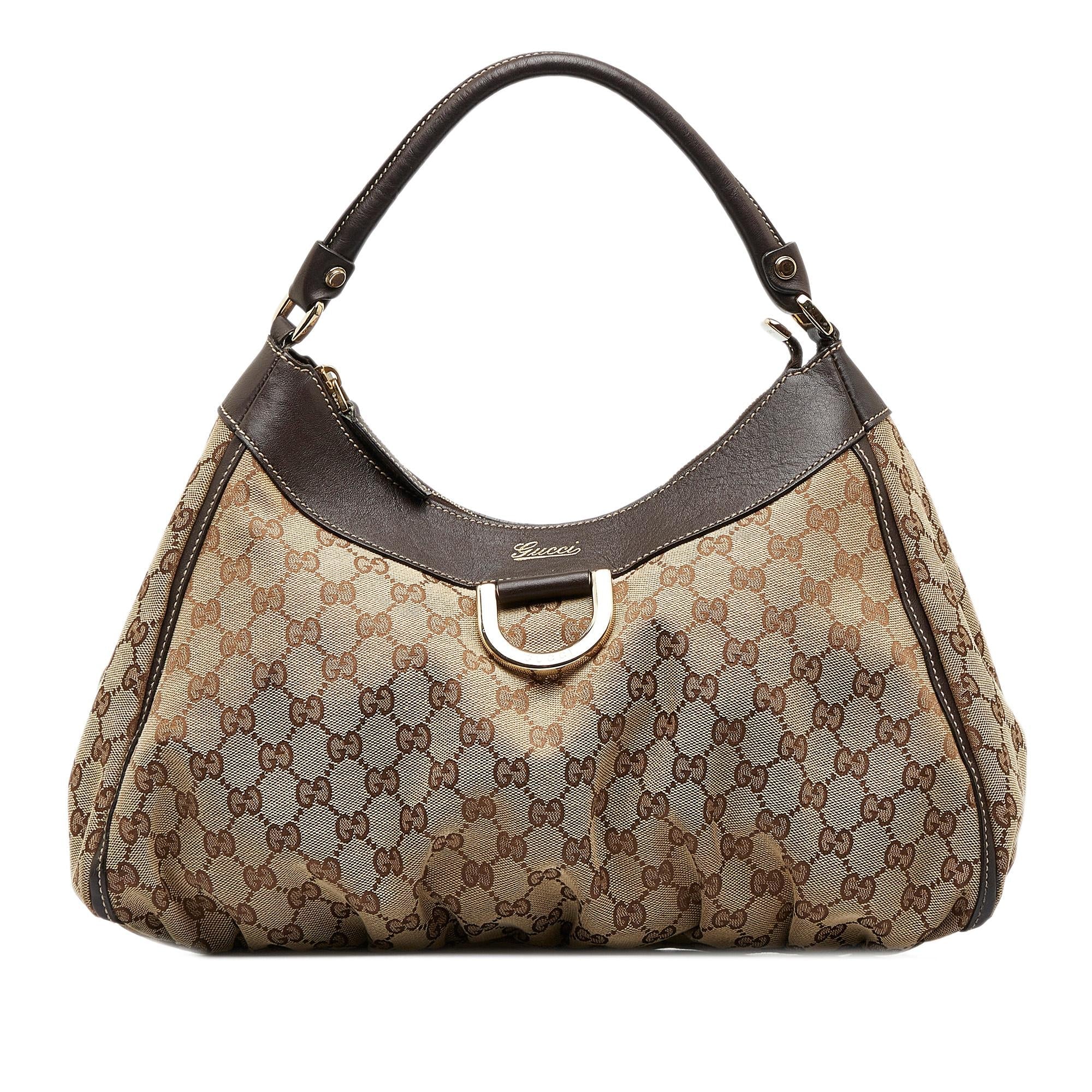 Gucci GG Canvas Abbey D-Ring Handbag (SHG-s9dIye)
