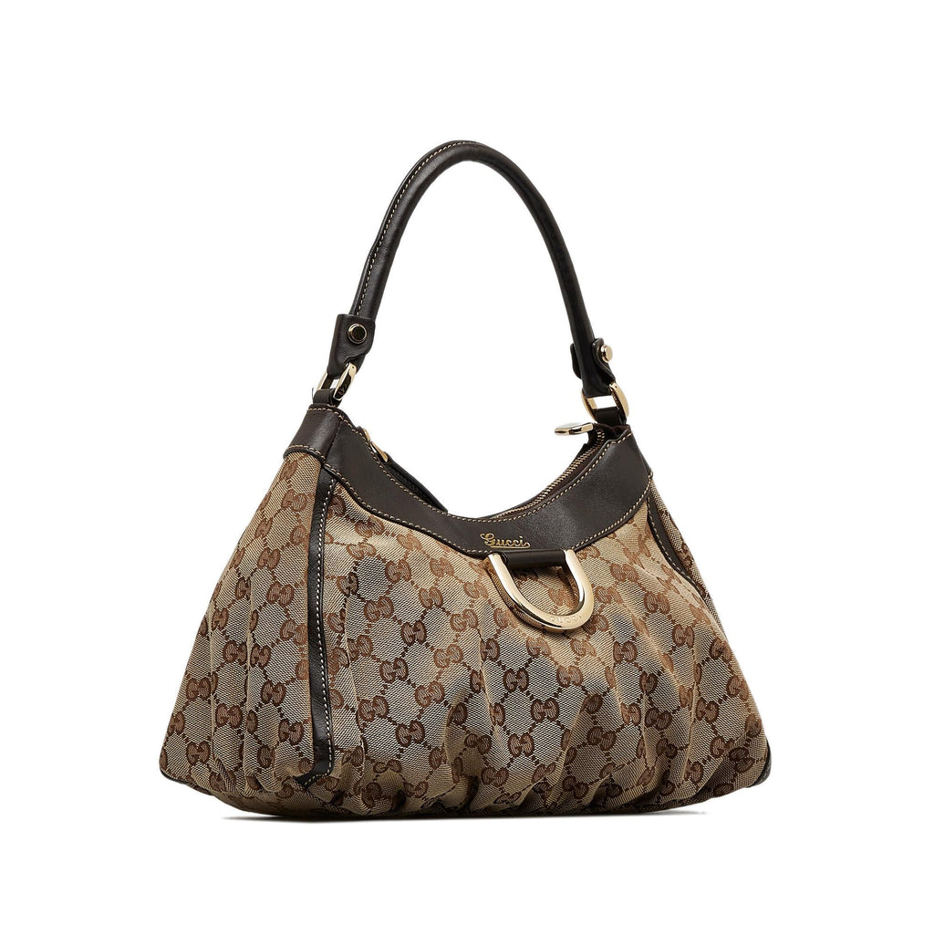 Gucci GG Canvas Abbey D-Ring Handbag (SHG-vki0C5)