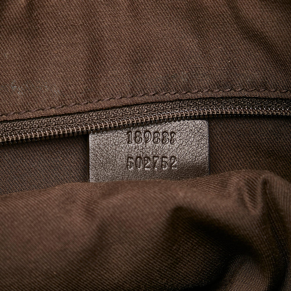 Gucci Gucci Canvas Abbey D-Ring Hobo Bag (SHG-30330)