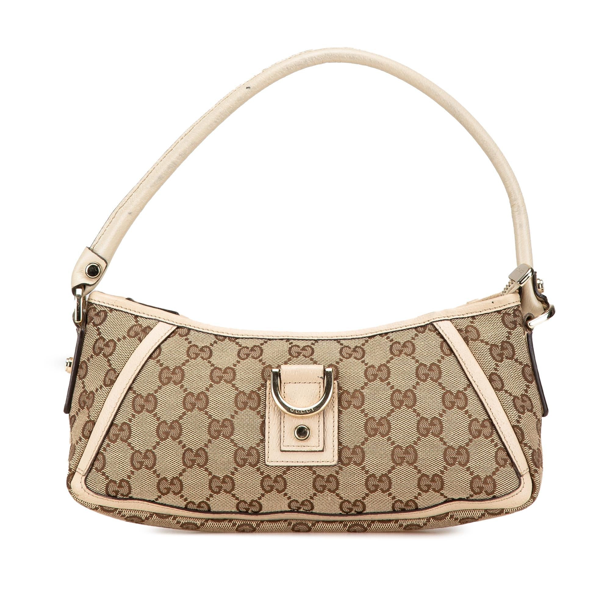 Gucci GG Canvas Abbey D Ring Pochette