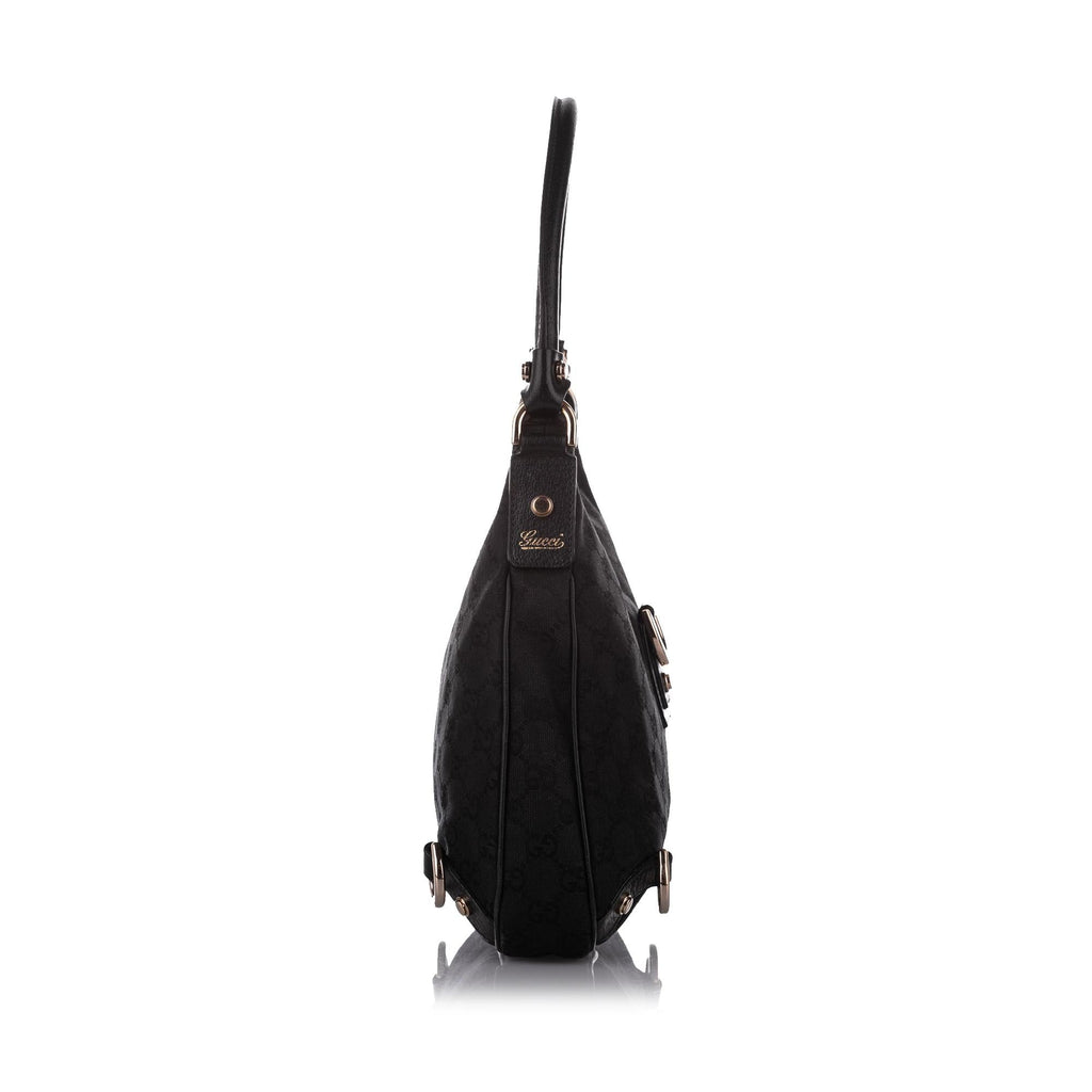Gucci Gucci Canvas Abbey D-Ring Shoulder Bag (SHG-16440)