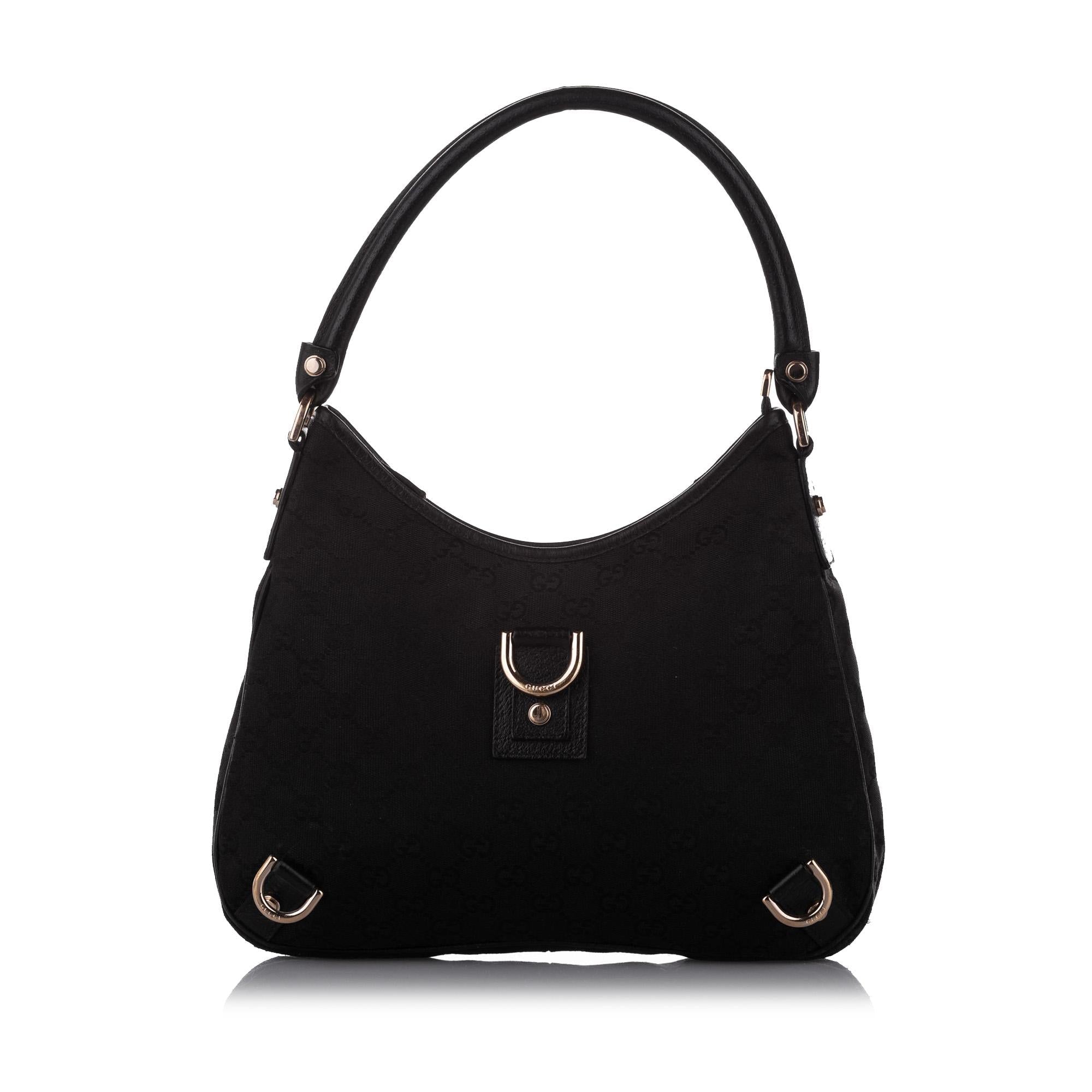 Gucci Gucci Canvas Abbey D-Ring Shoulder Bag (SHG-16440)