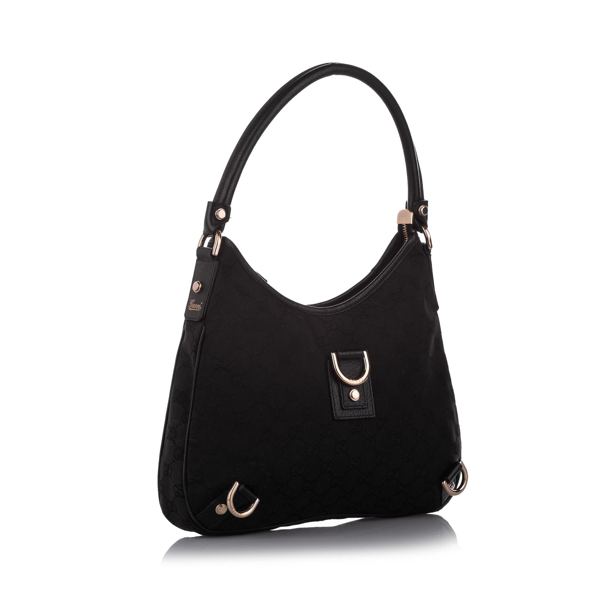 Gucci Gucci Canvas Abbey D-Ring Shoulder Bag (SHG-16440)