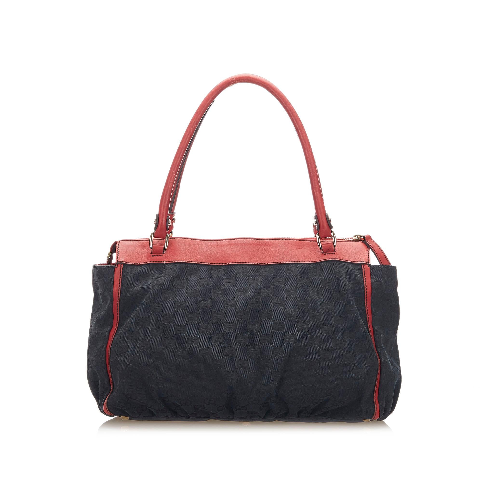 Gucci Gucci Canvas Abbey D-Ring Shoulder Bag (SHG-17438)