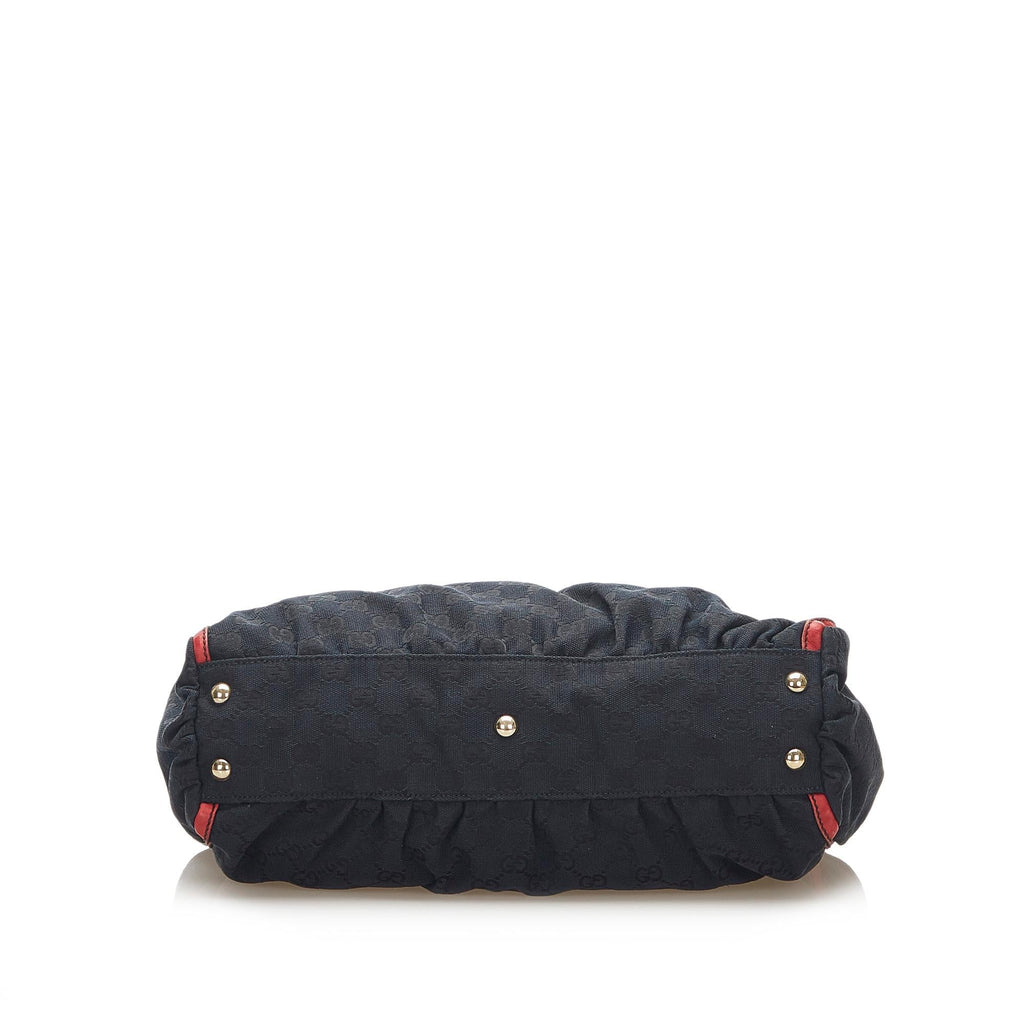 Gucci Gucci Canvas Abbey D-Ring Shoulder Bag (SHG-17438)