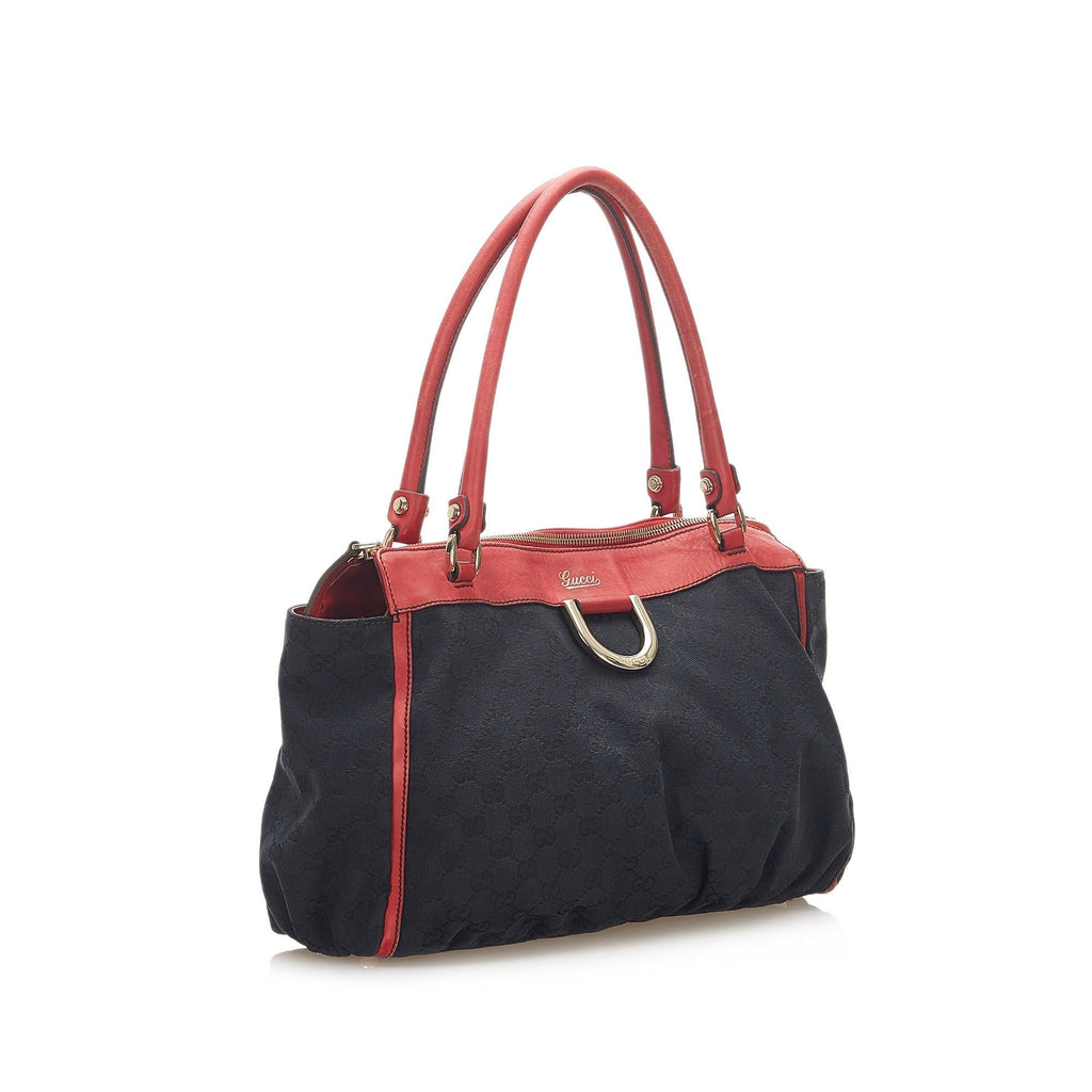 Gucci Gucci Canvas Abbey D-Ring Shoulder Bag (SHG-17438)