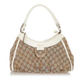 Gucci Gucci Canvas Abbey D-Ring Shoulder Bag (SHG-22689)