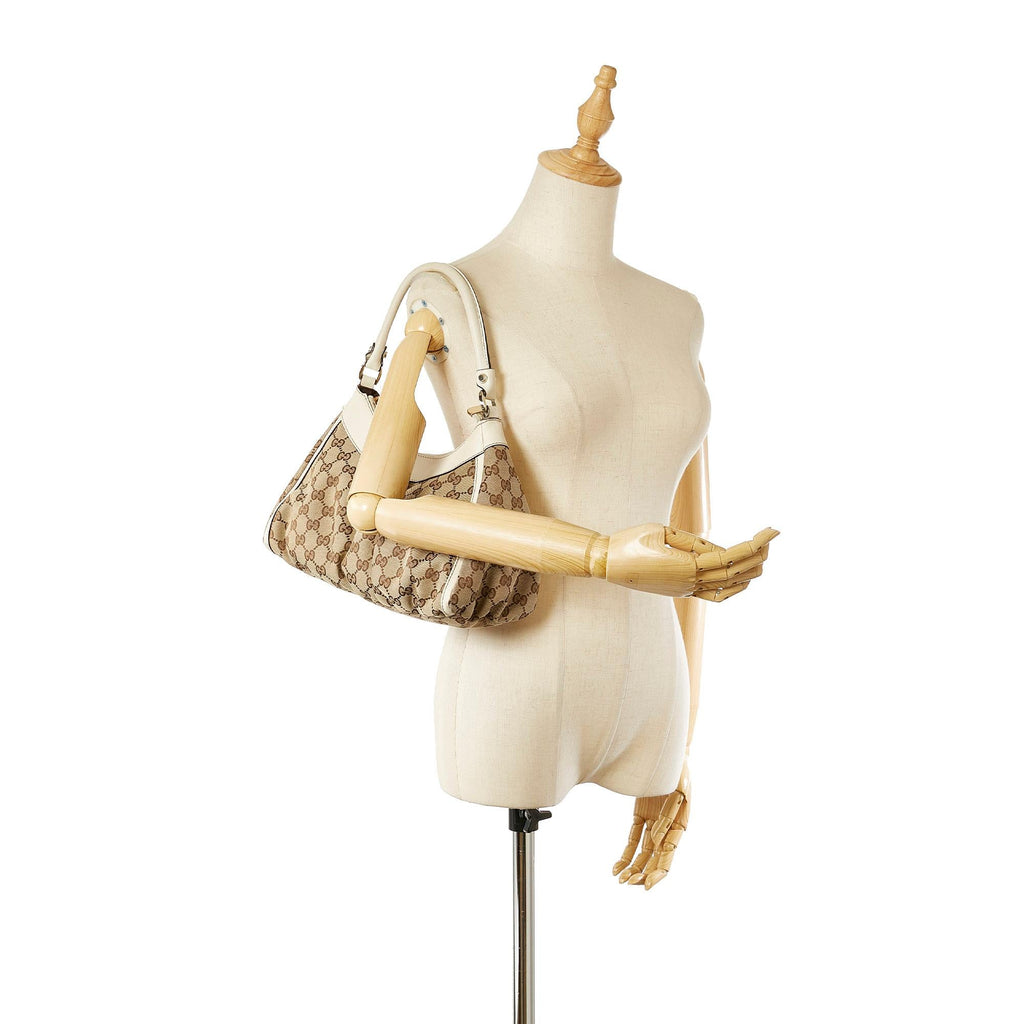 Gucci Gucci Canvas Abbey D-Ring Shoulder Bag (SHG-22689)