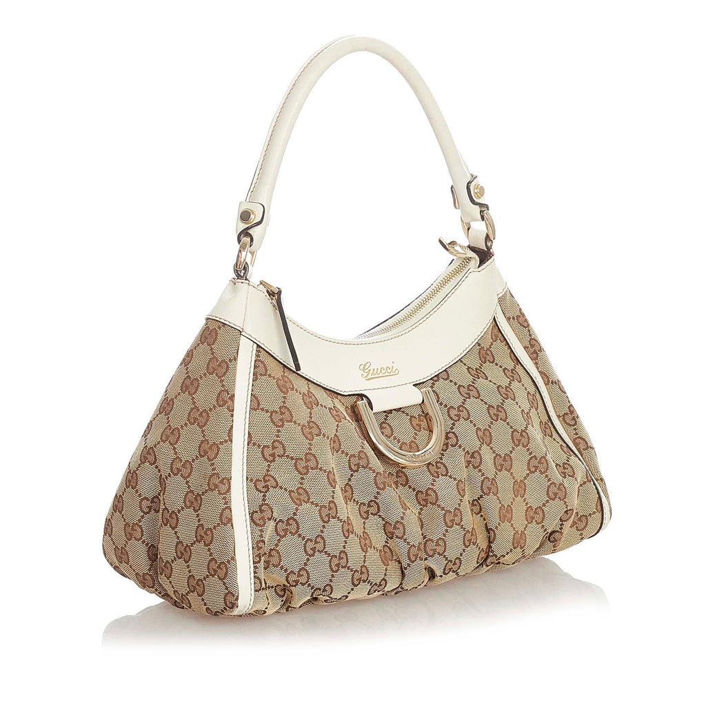 Gucci Gucci Canvas Abbey D-Ring Shoulder Bag (SHG-22689)